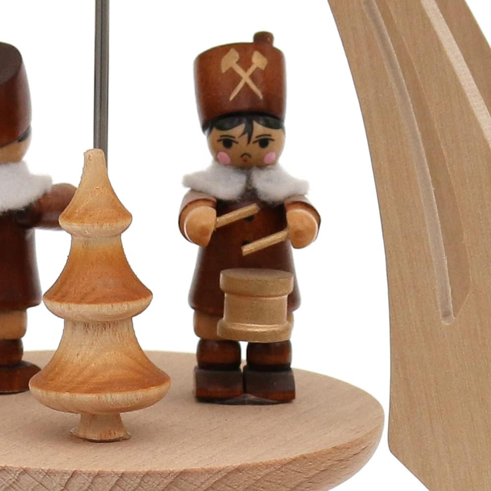 Tischpyramide Bergleute, 35 cm hoch, Bergleute