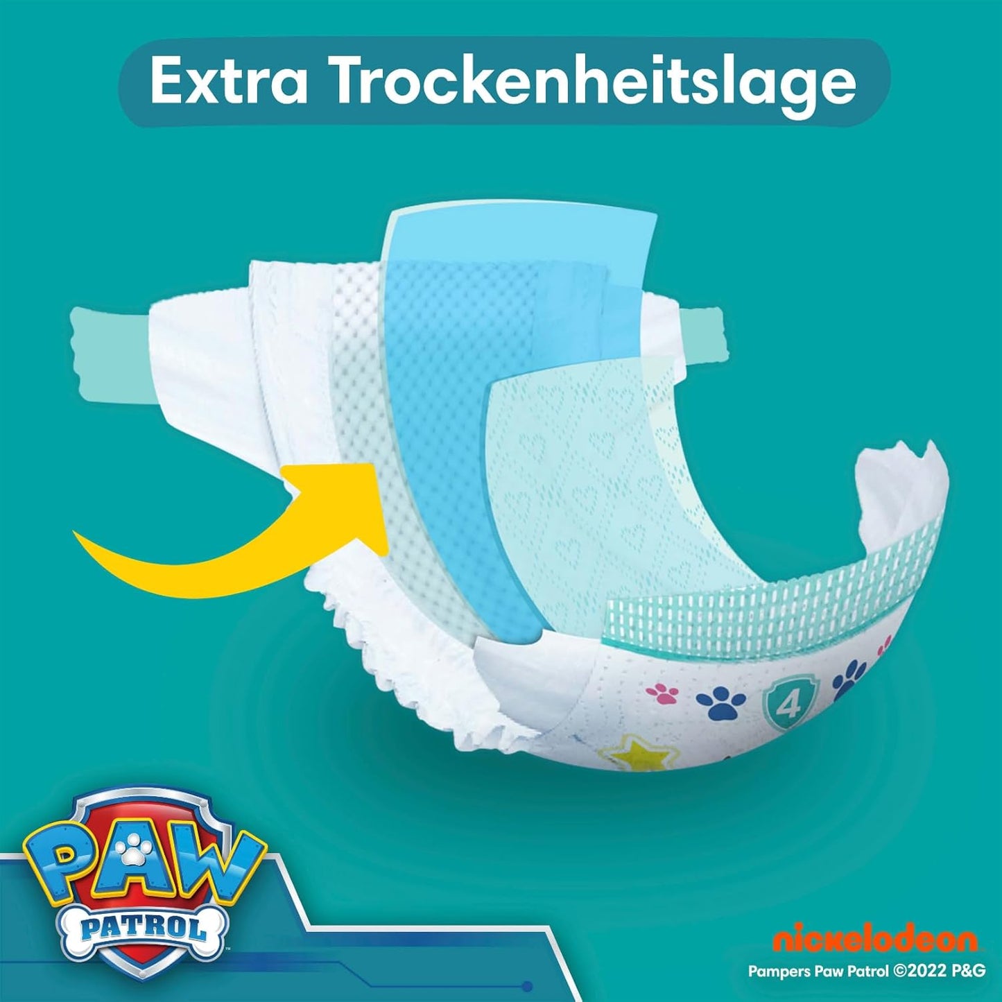 Baby-Dry Windeln Paw Patrol Edition Grösse 6 (164 Stück), Größe 6 (164 Stück)