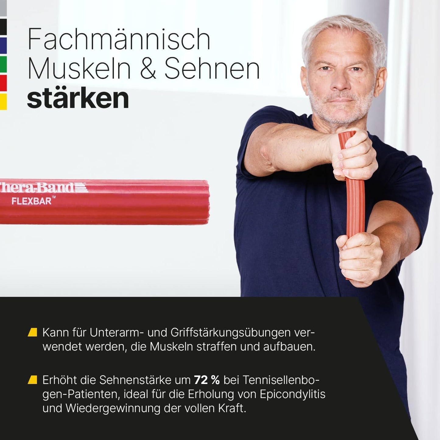 FlexBar Handmuskeltrainer, Rot
