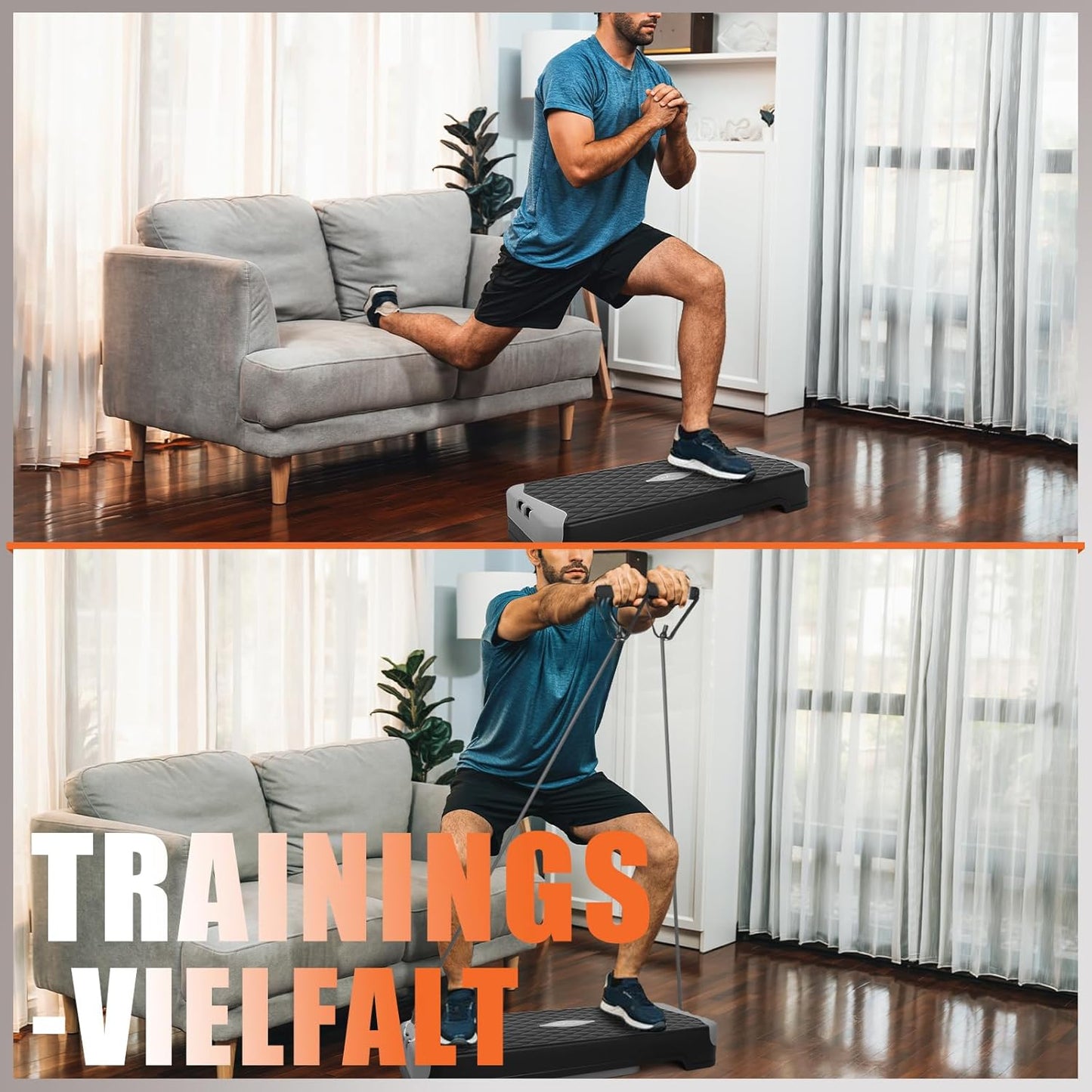 Stepper mit Widerstandsbändern