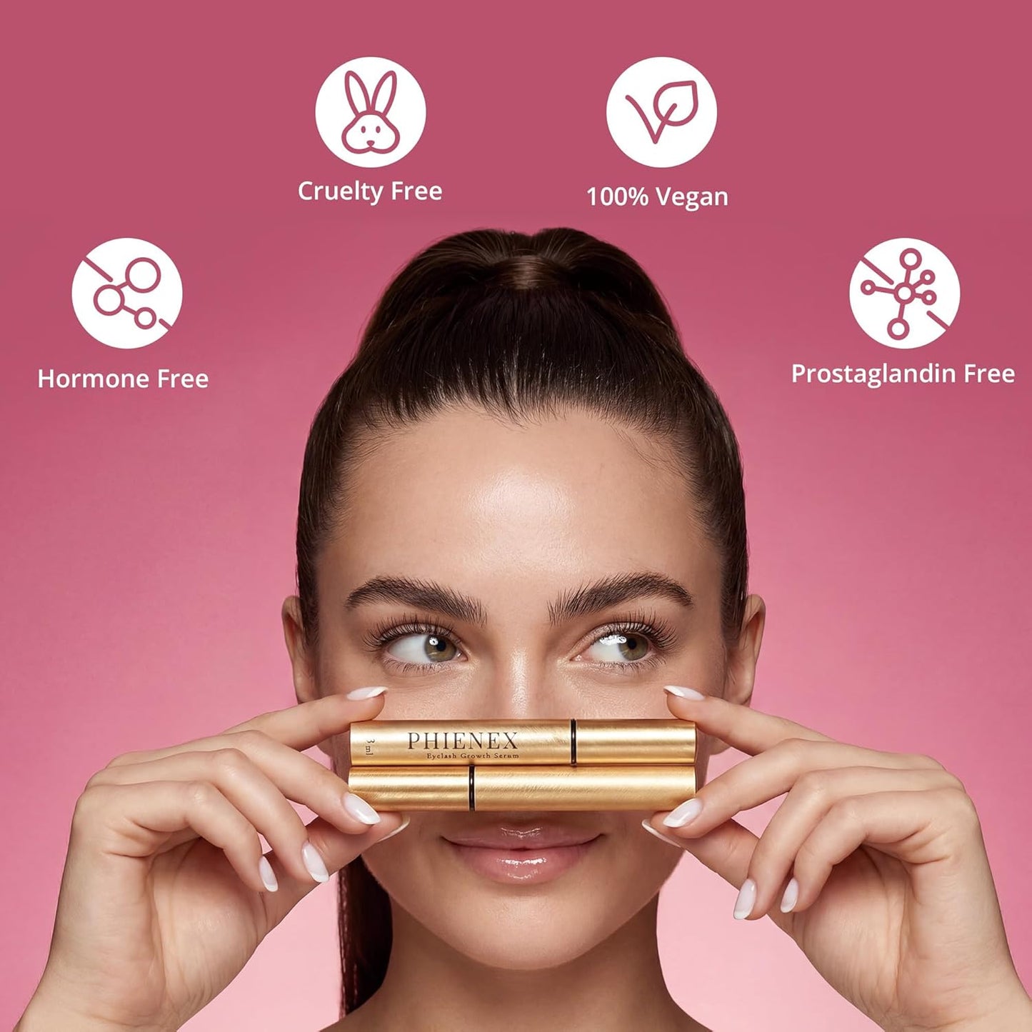 Wimpernserum ohne Hormone & vegan, 3ml, mental