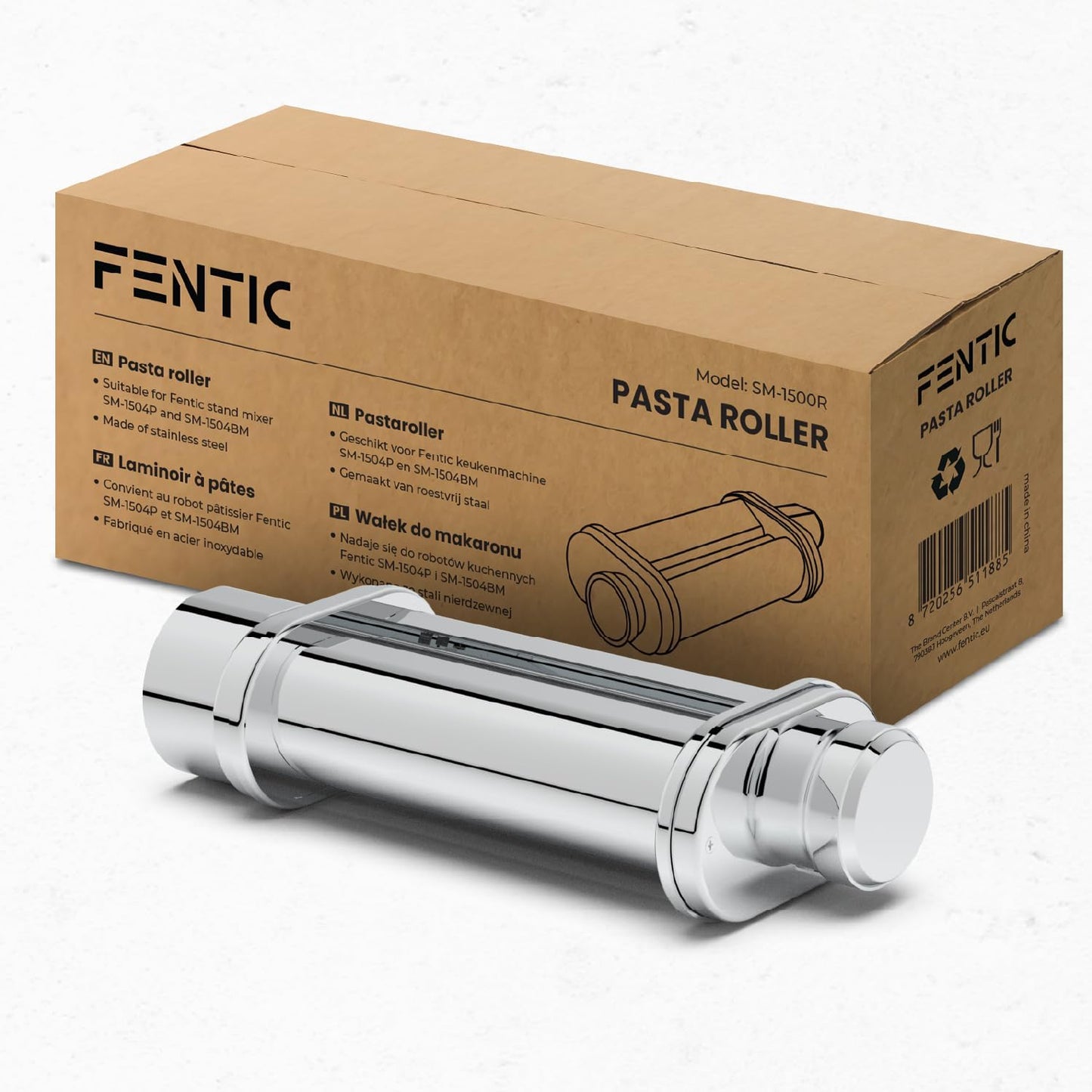 Nudelwalze für Fentic SM-1504P und SM-1504BM, Nudelwalze