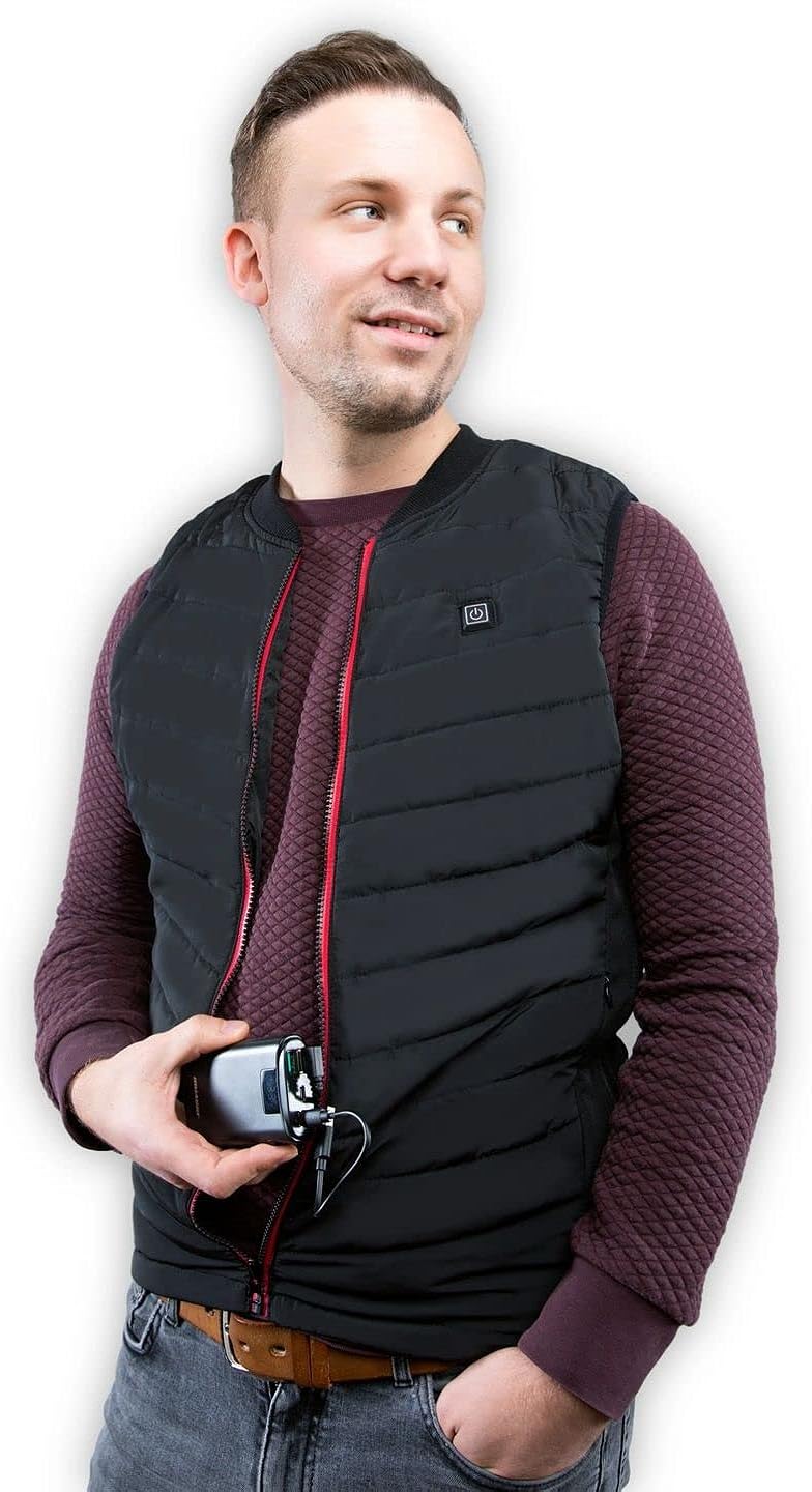 Beheizbare Weste, M, Heizweste + Powerbank