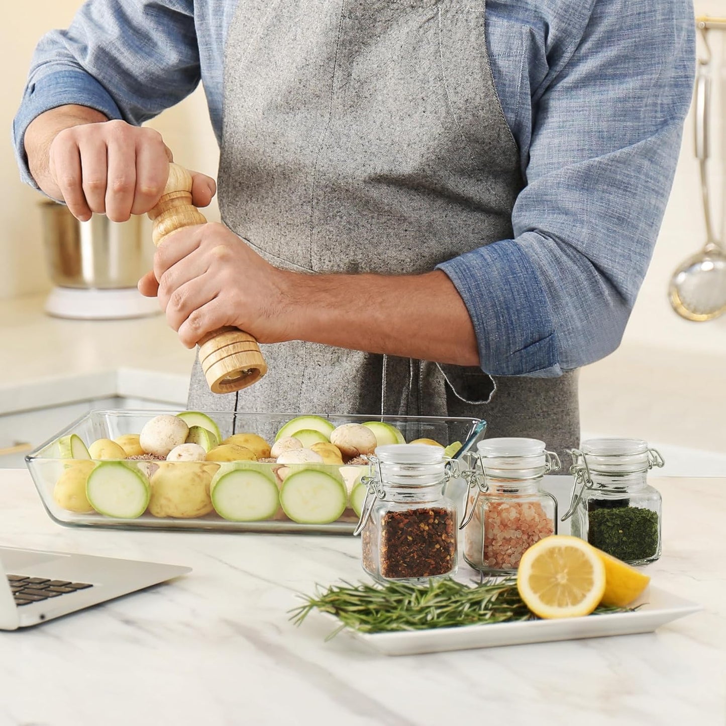 36-teiliges Gewürzgläser-Set, 36