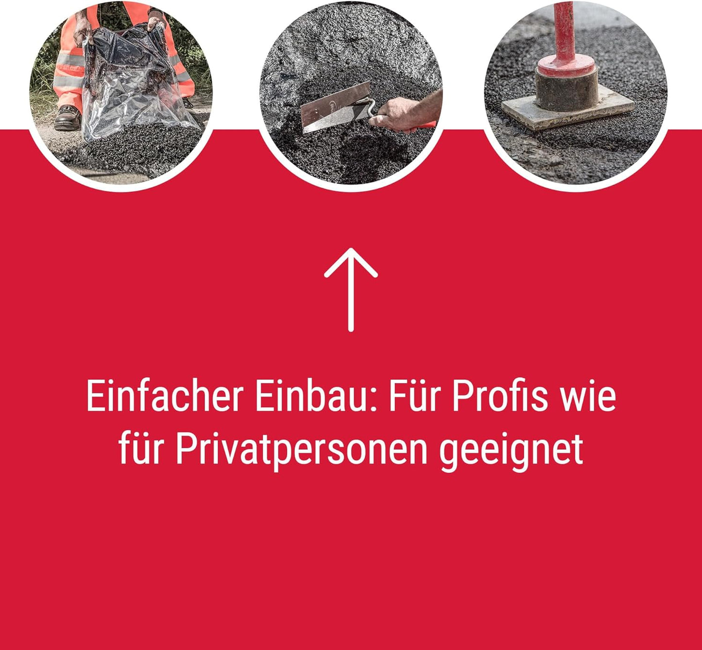 Pro Kaltasphalt im wiederverschliessbaren Eimer