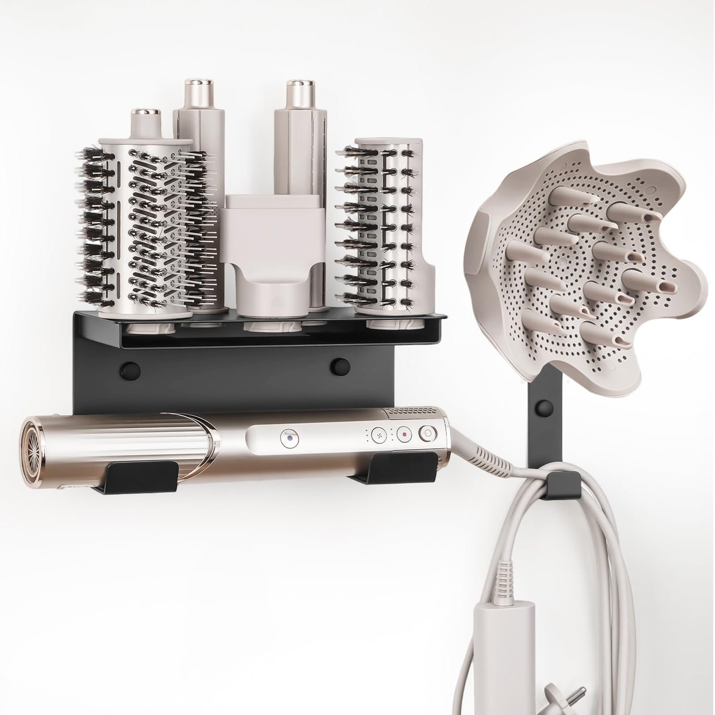 Fönhalterung für Shark Hairstyler mit Kabel- und Diffusorhalter, Td79
