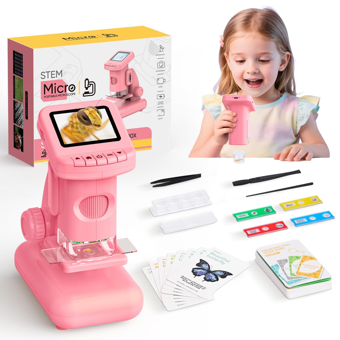Digitales Kindermikroskop, PINK-2