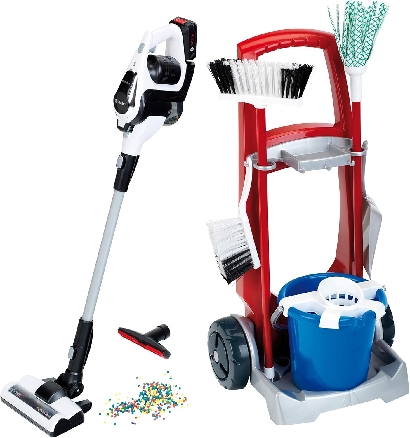 Putzwagen mit Staubsauger Bosch Unlimited