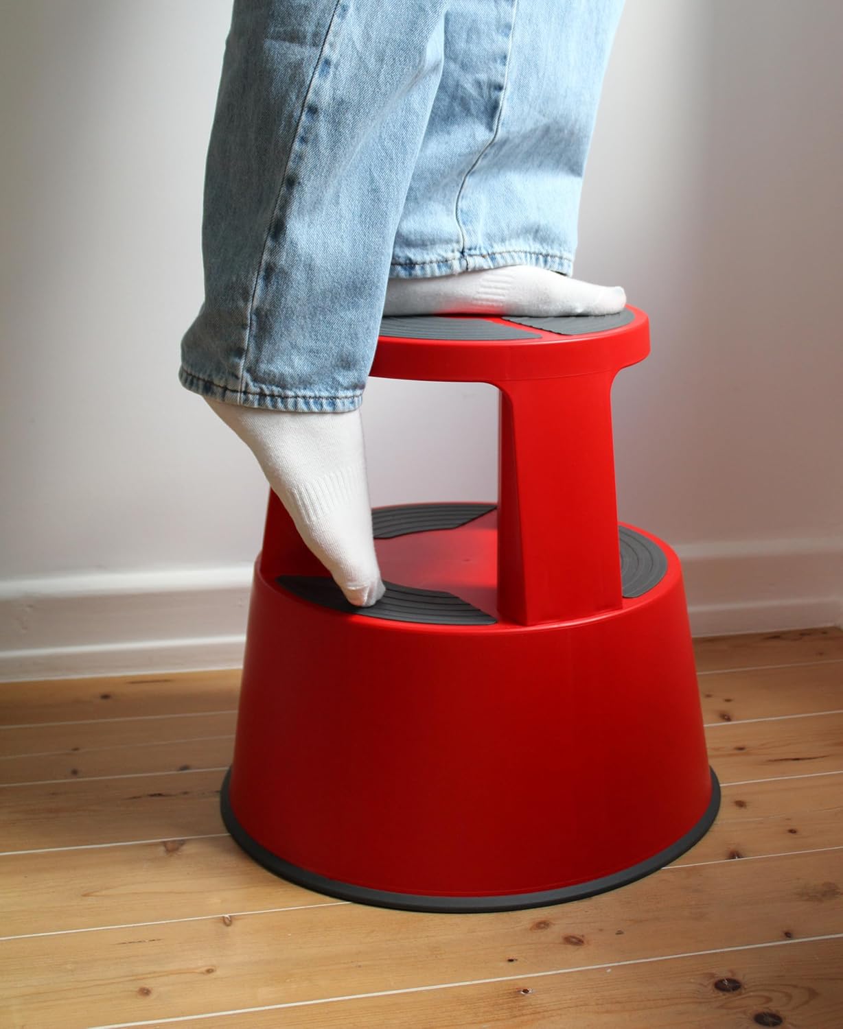 Rollhocker Super Step, Rot