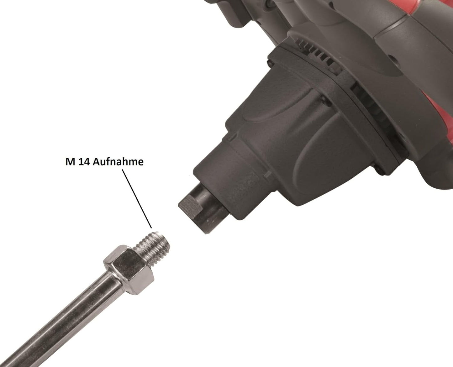 Bitumenrührer Ankerrührer 4-Haken M14, Ø140mm - L 600mm