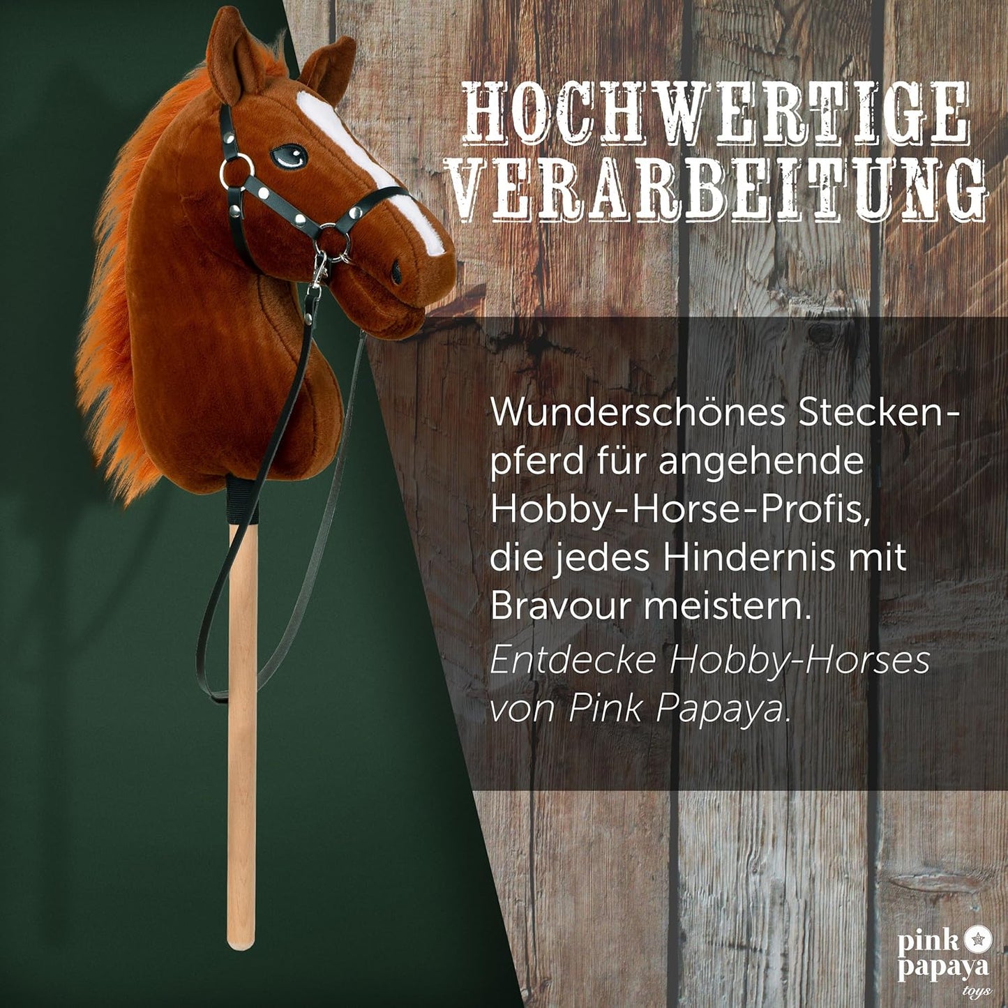 Hobby Horse mit Halfter, Merle Small
