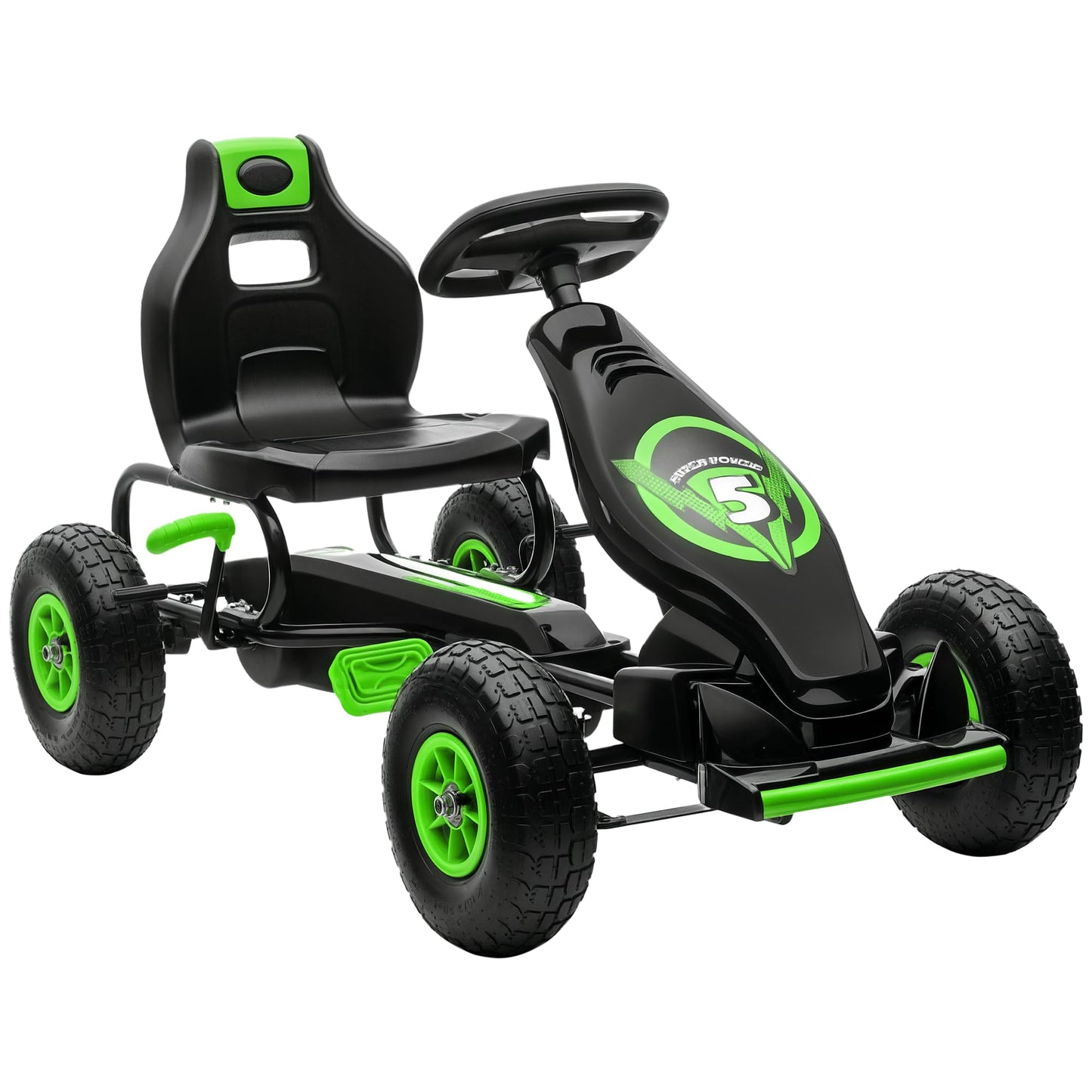 Kinder-Gokart, Grün+schwarz