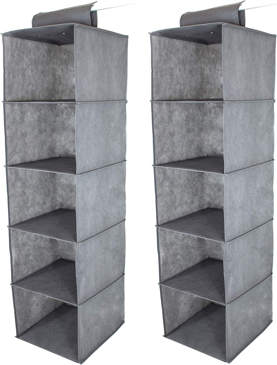 2er-Set Kleiderschrank Organizer, 2 X Hängeregale