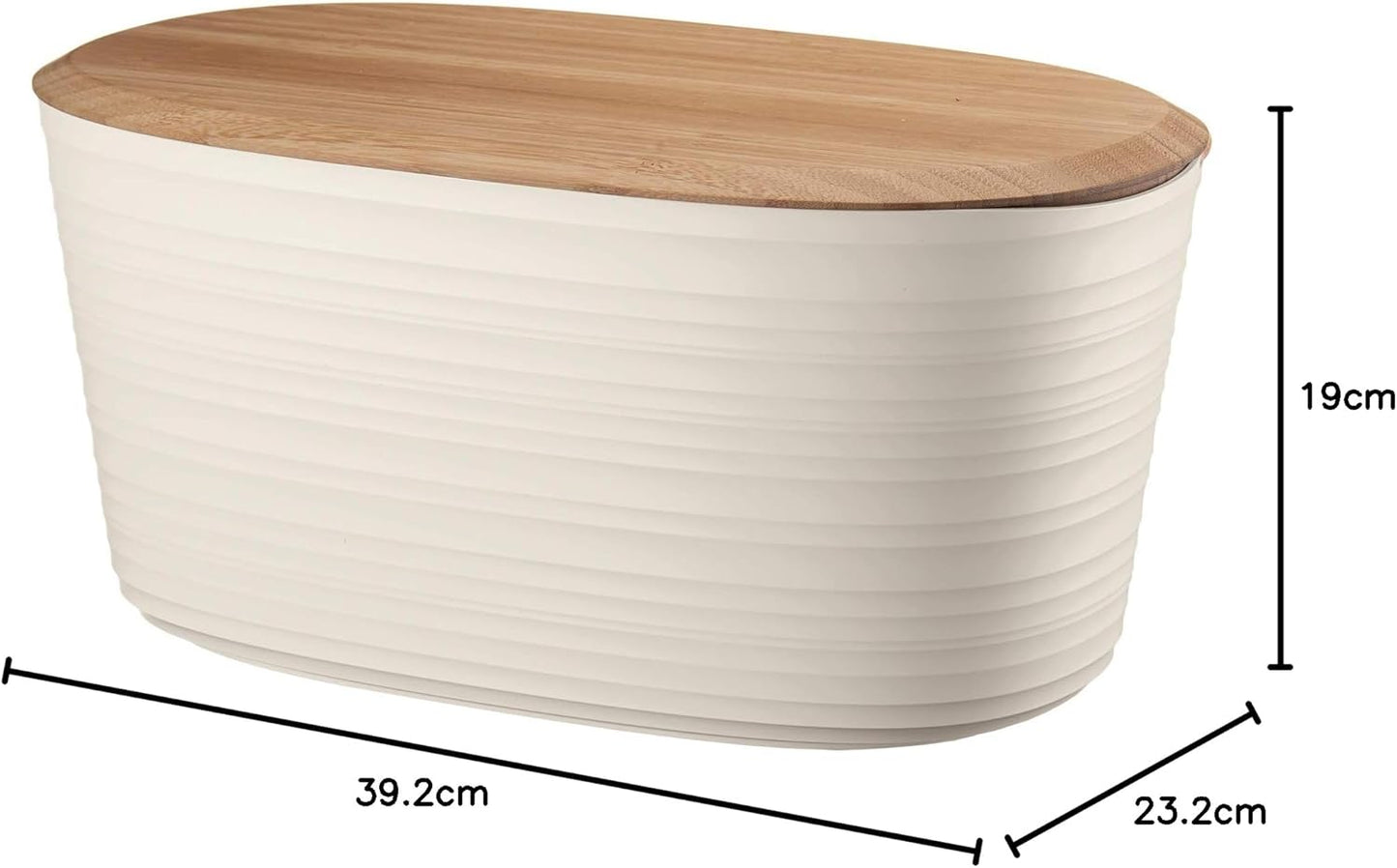 Tierra Brotkasten, 10 Liter, Einheitsgrösse Weiss