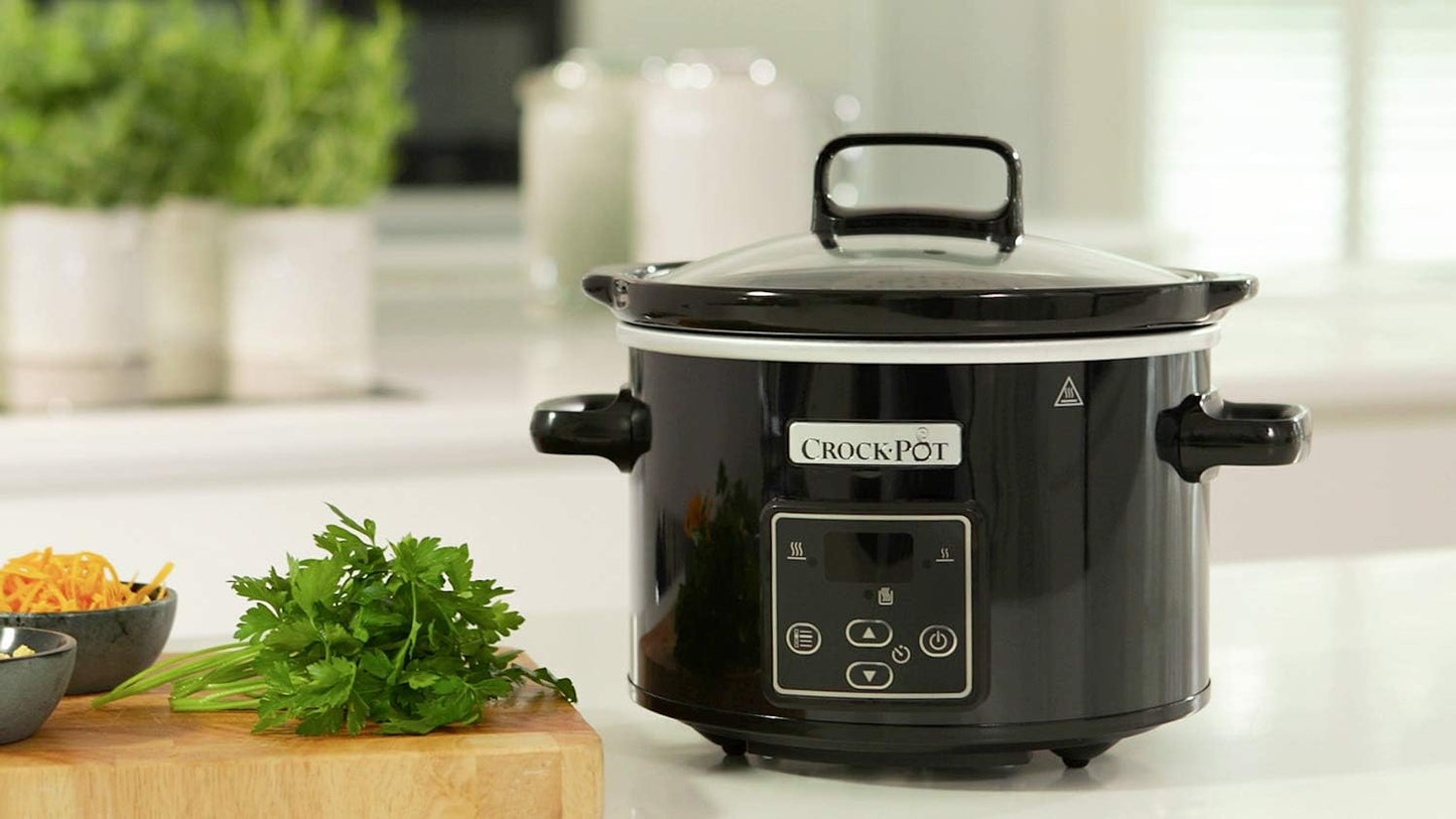 Digitaler Slow Cooker mit Warmhaltefunktion, 2.4 Liter