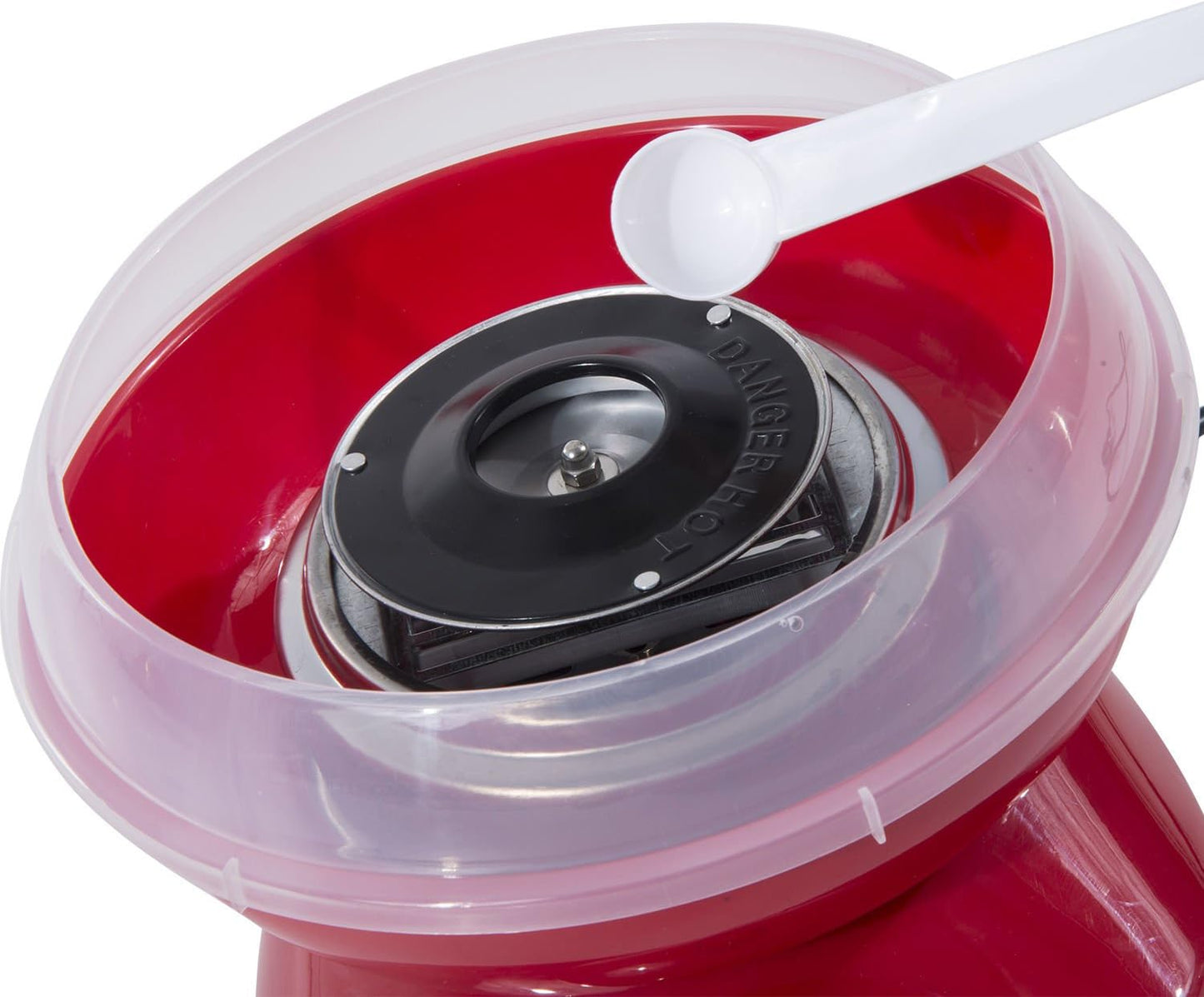 Zuckerwattemaschine für Kinder und Erwachsene, Rot
