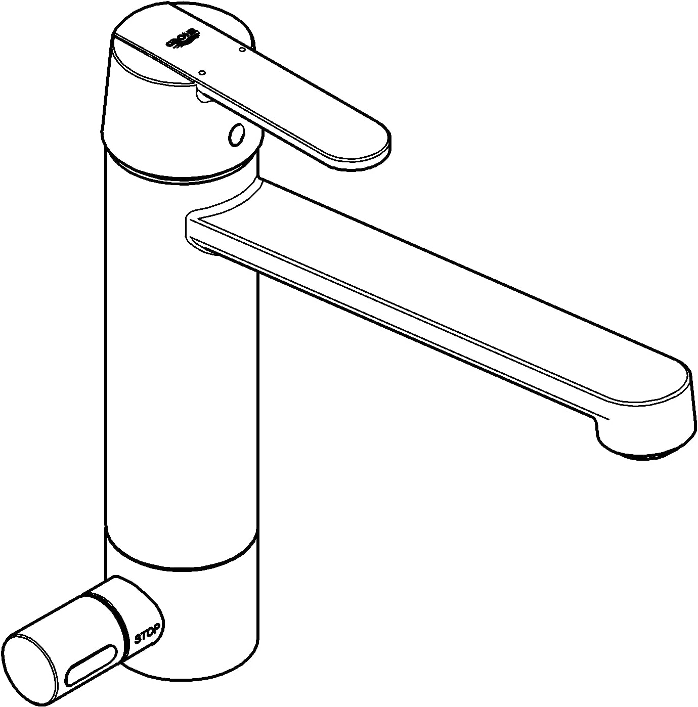 Einhand-Spültischarmatur Get 30198000