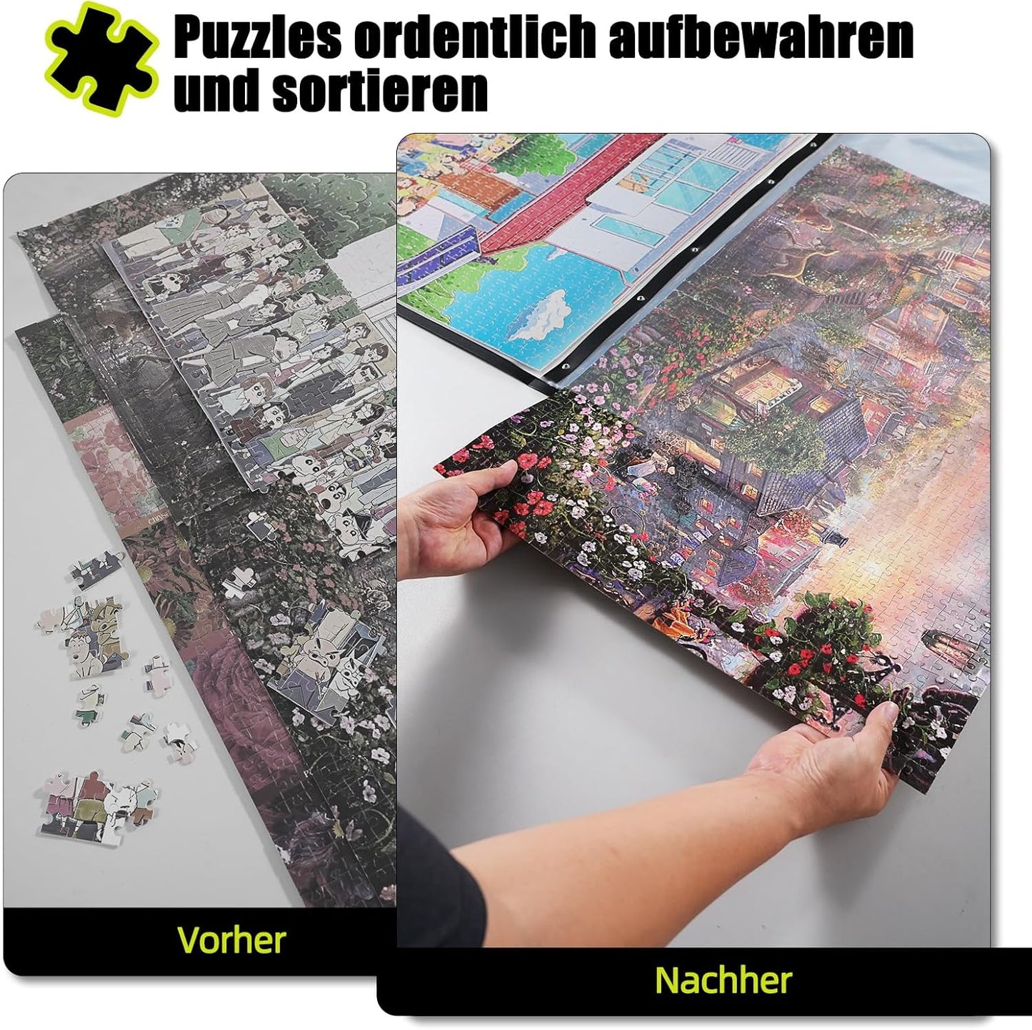 Aufbewahrungsmappe für Puzzles
