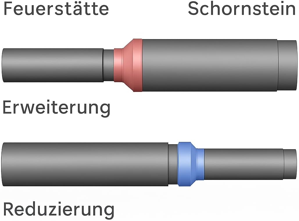 Rohrreduzierung 180 auf 160 mm, 180/160