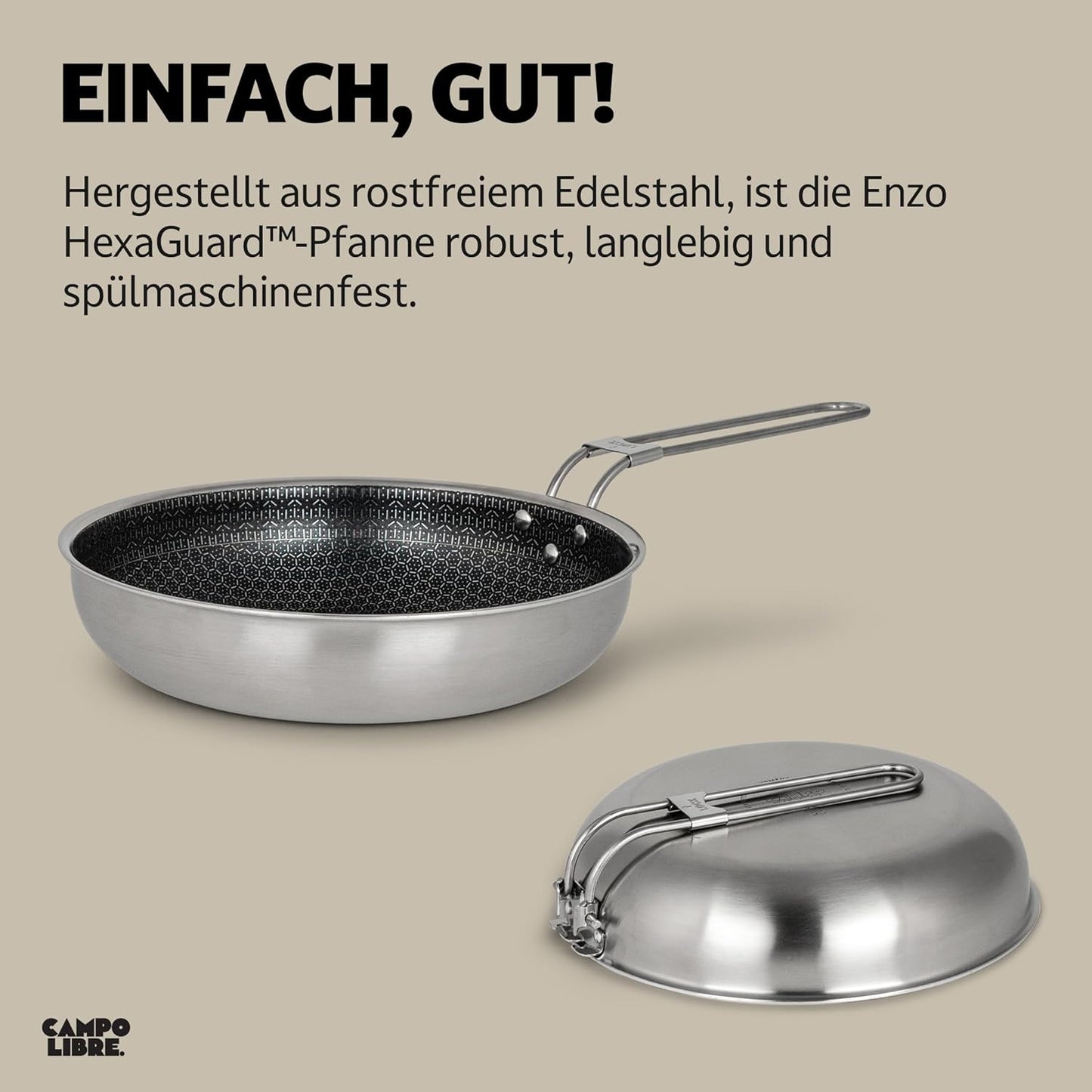 Enzo HexaGuard, Beschichtete Pfanne - 24cm