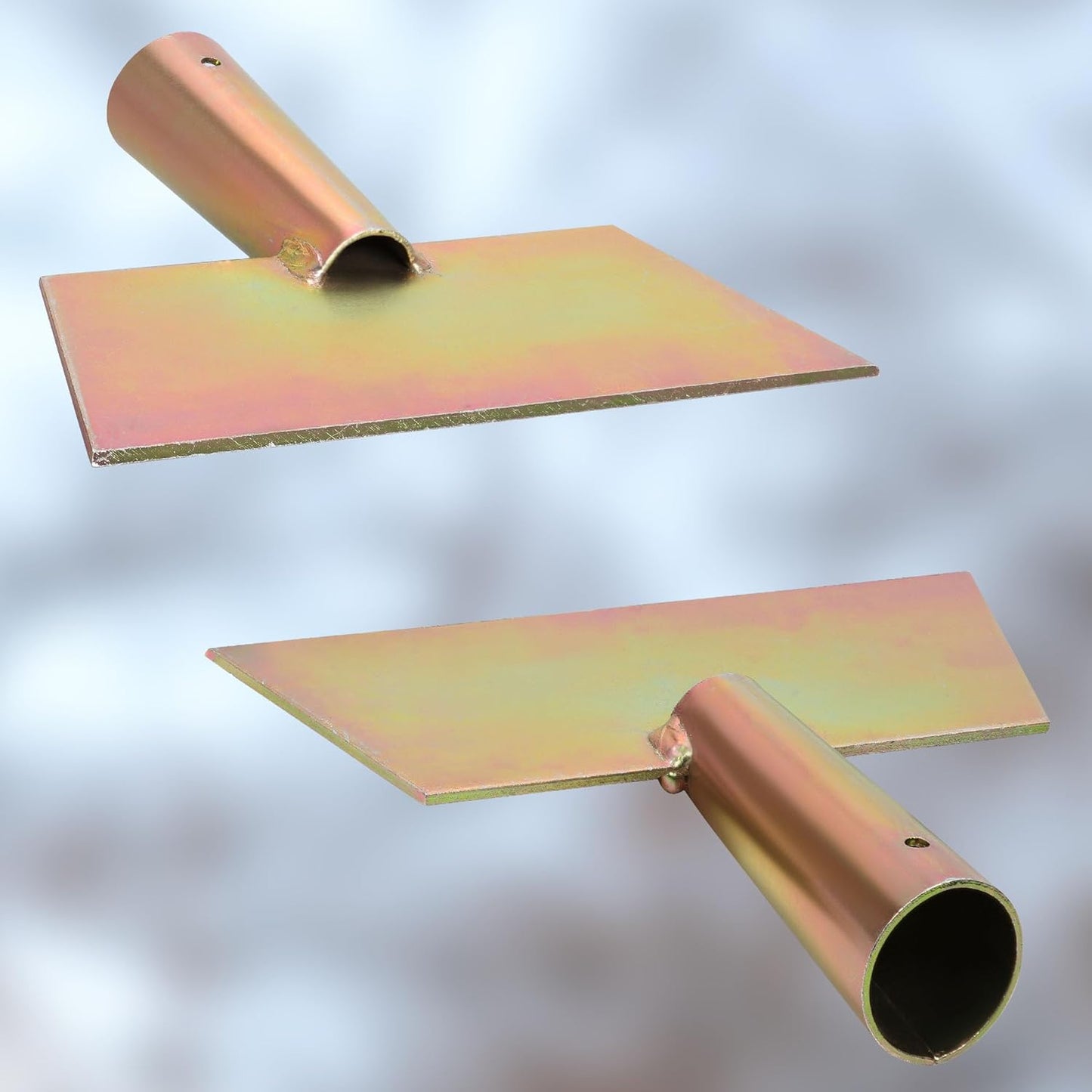 Eisschaber aus verzinktem Stahl 170 x 150 mm, 150 mm