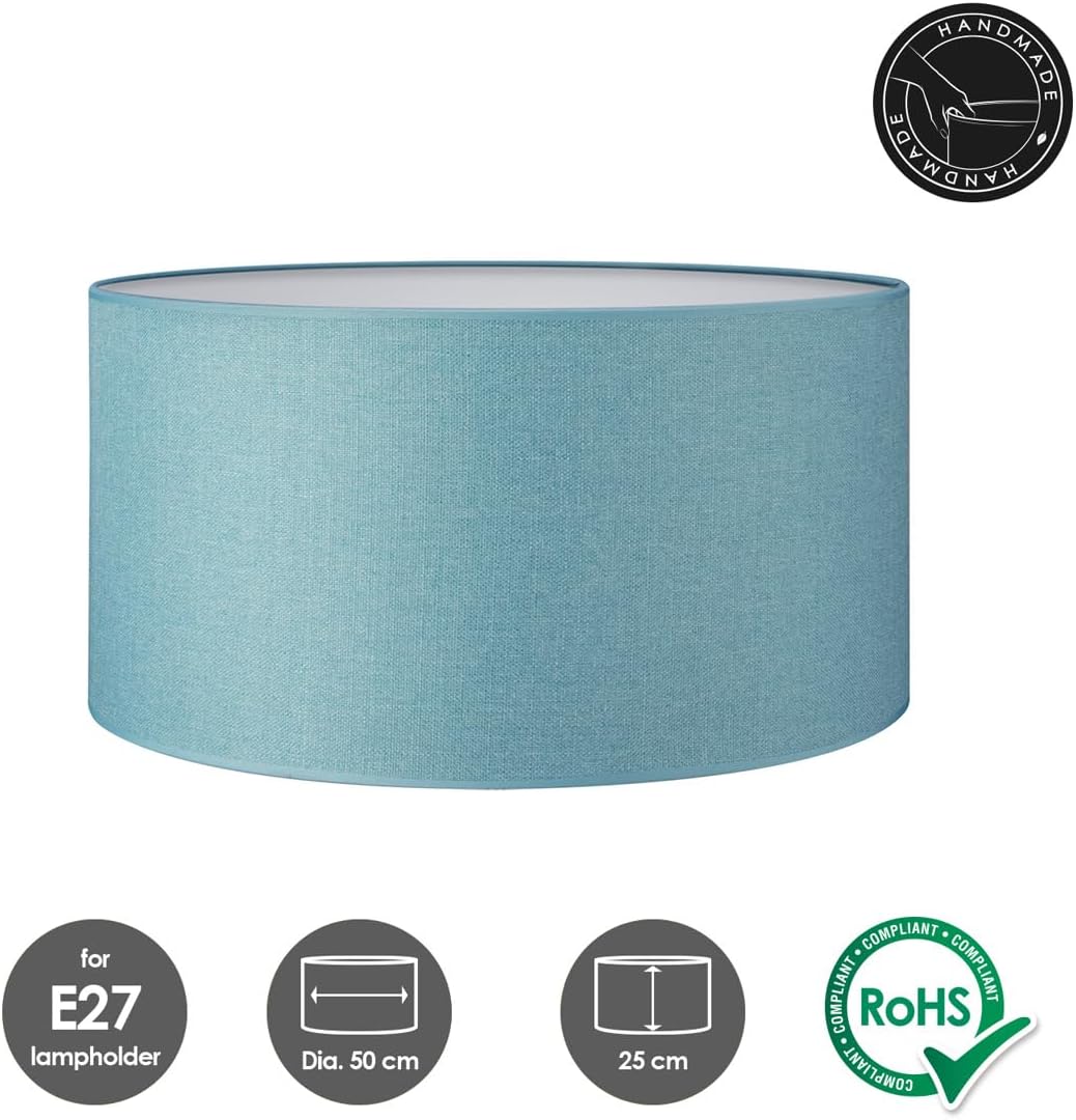 Lampenschirm, Blau 50cm durchmesser 25cm höhe
