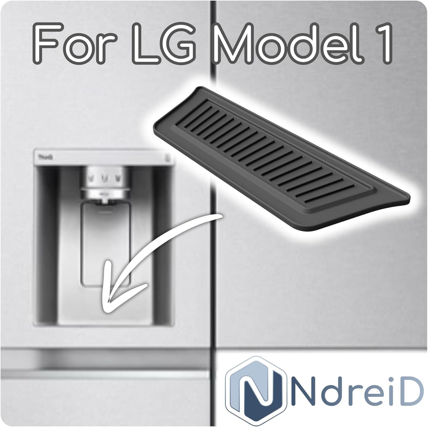 Tropfschale für LG Kühlschrank SideBySide, Model 1, Model 1 Silber