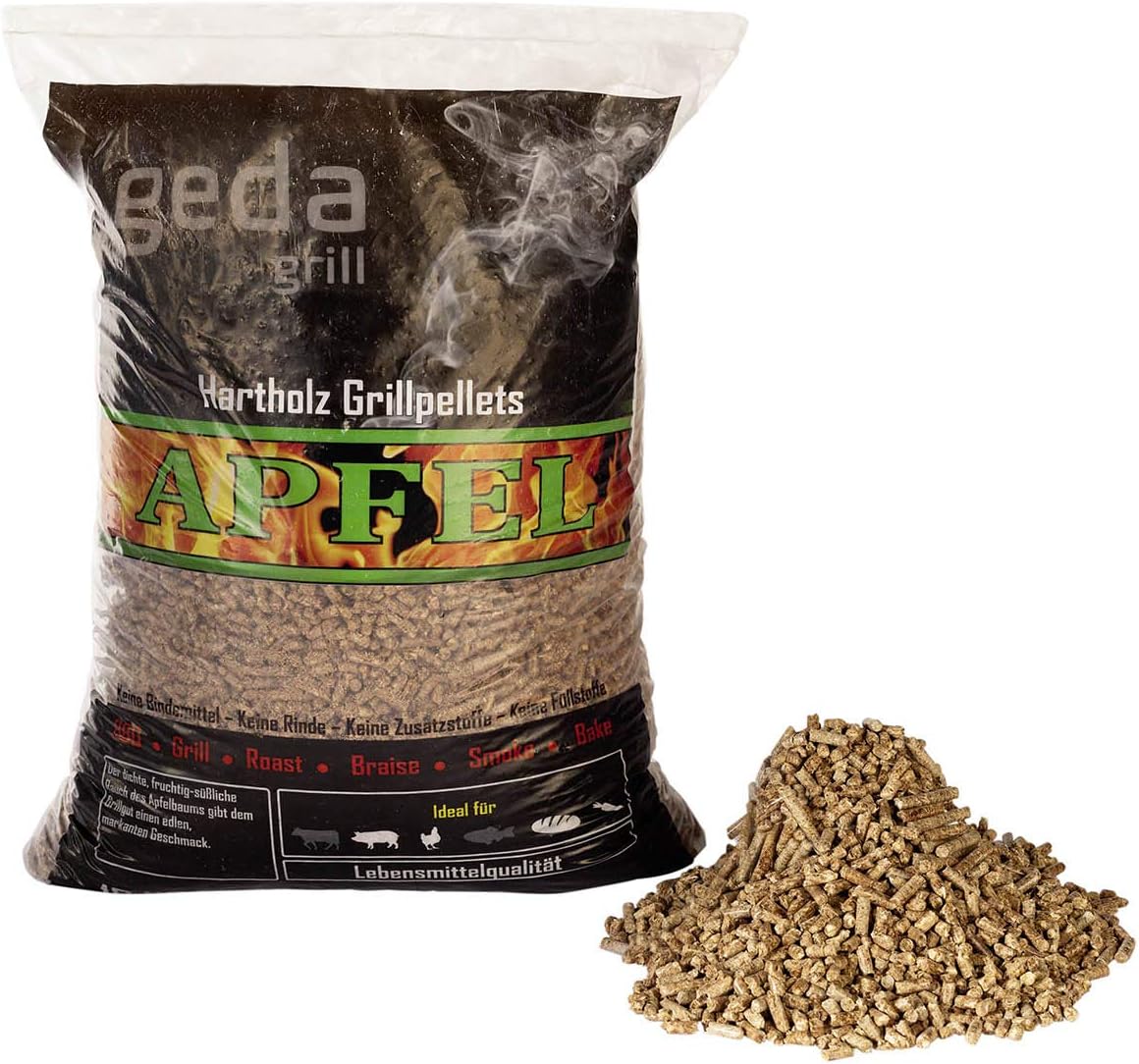 Grillpellets für Pelletsmoker, Apfel 10kg