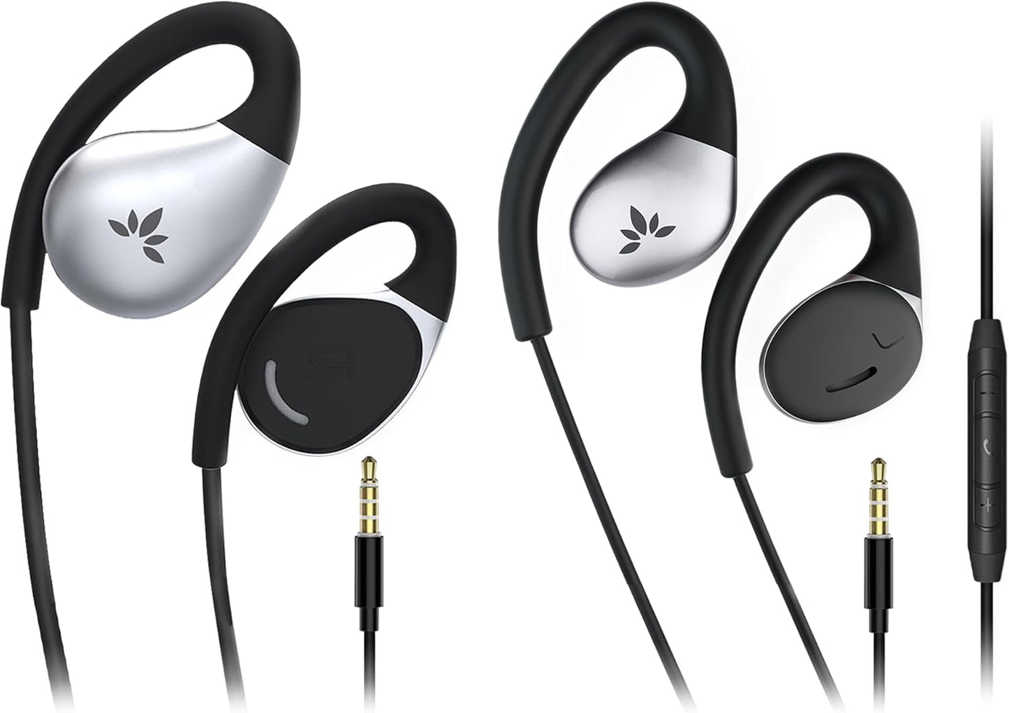 Resolve Open-Ear-Kopfhörer mit Mikrofon, AUX 3,5mm Klein & Groß Set