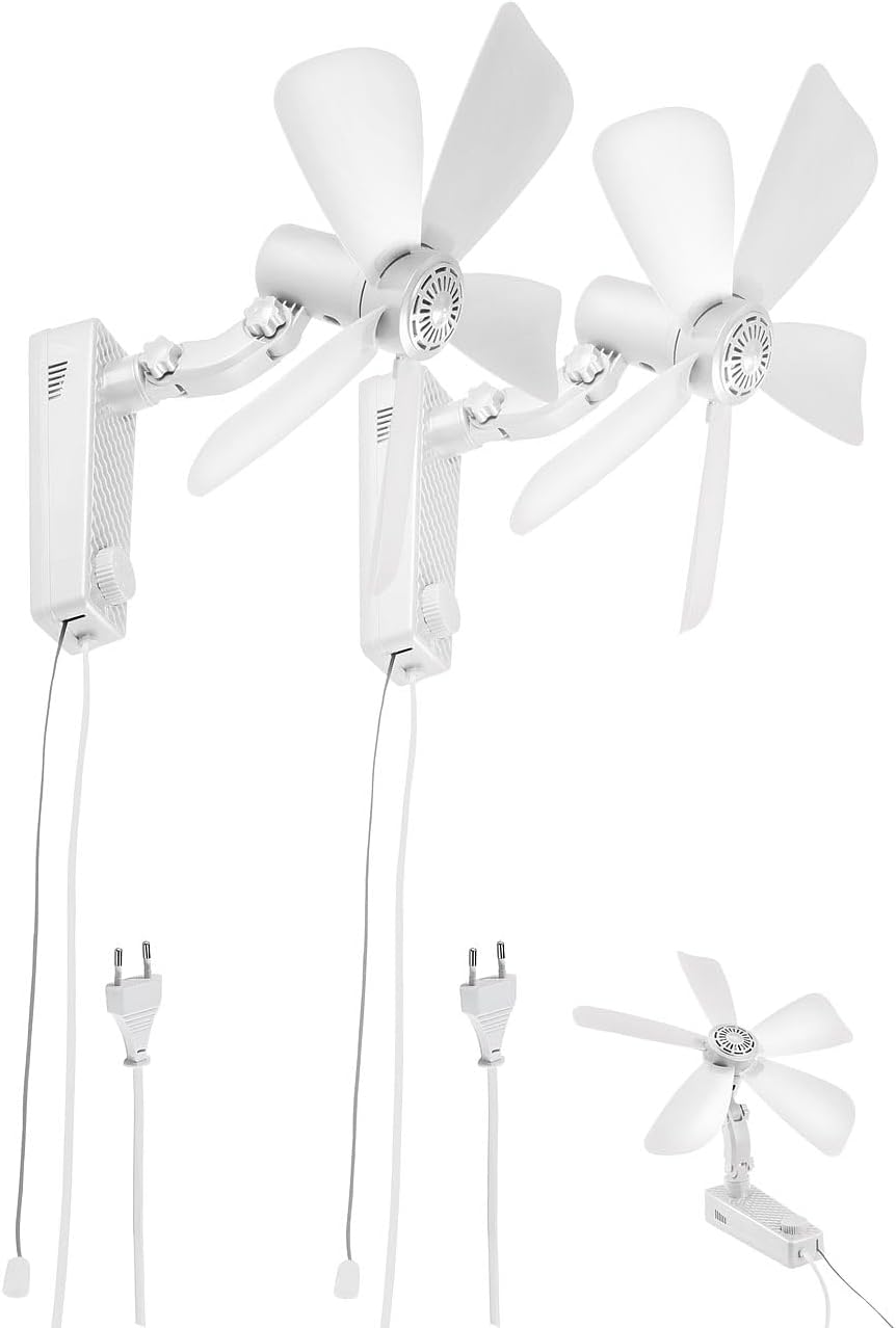 2er-Set Wand-Ventilator