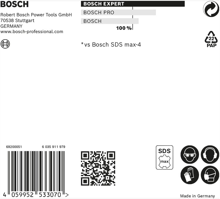 Expert Hammerbohrer SDS-max-8X, Ø 22mm
