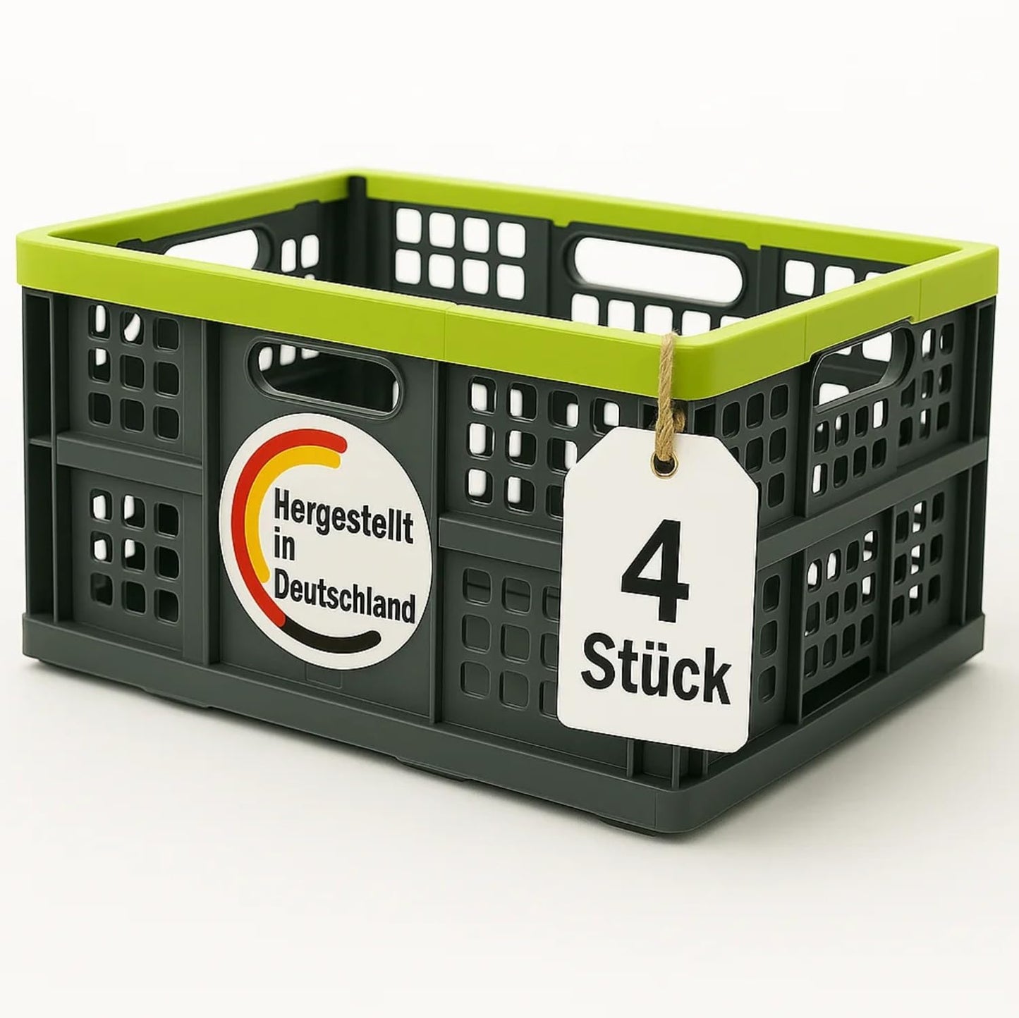 4-teiliges Klappboxen-Set, 4er Set