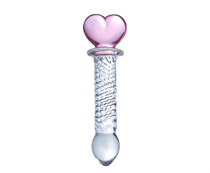 Kristall Dildo mit Herz, Style A, Style A