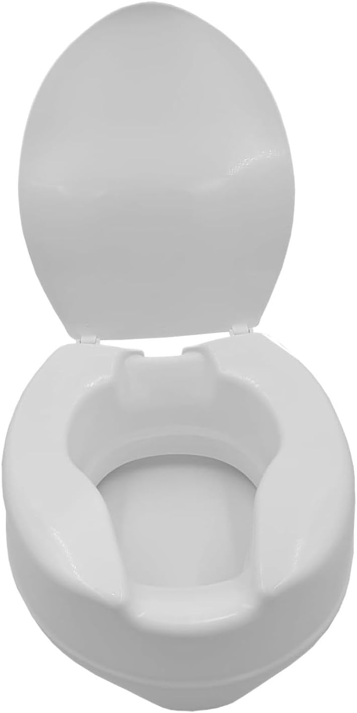 Toilettensitzerhöhung mit Deckel