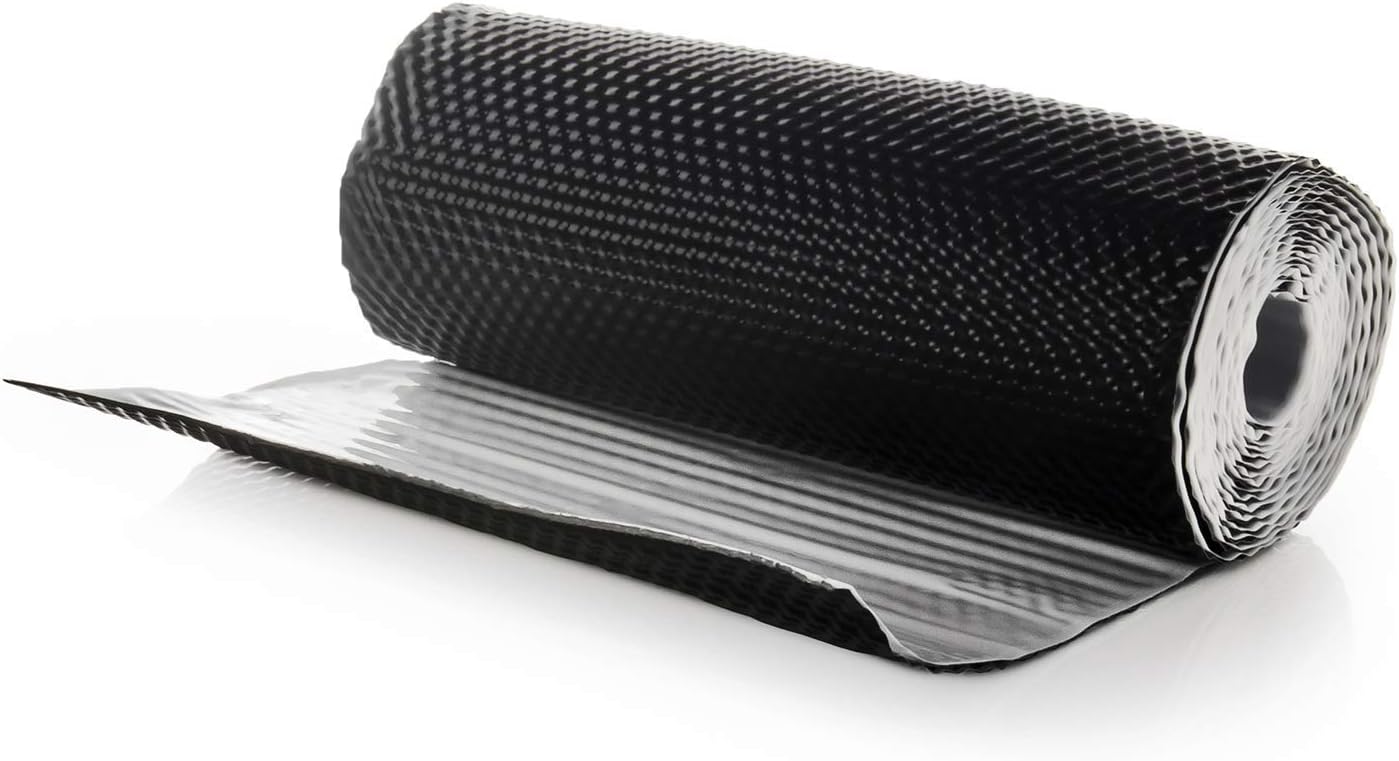 Wandanschlussband selbstklebend 5m, Schwarz