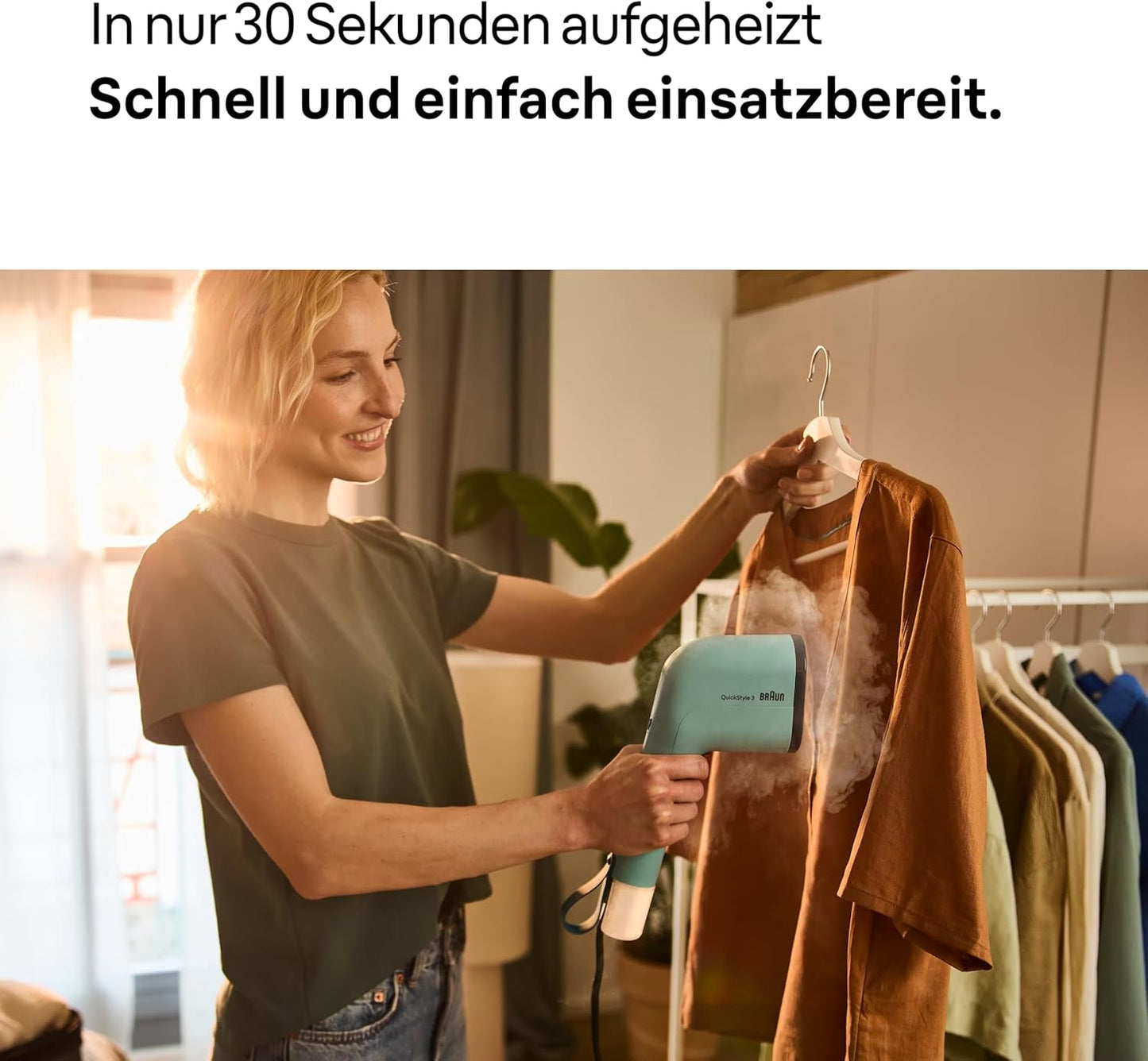 QuickStyle 3 Dampfglätter, Grün
