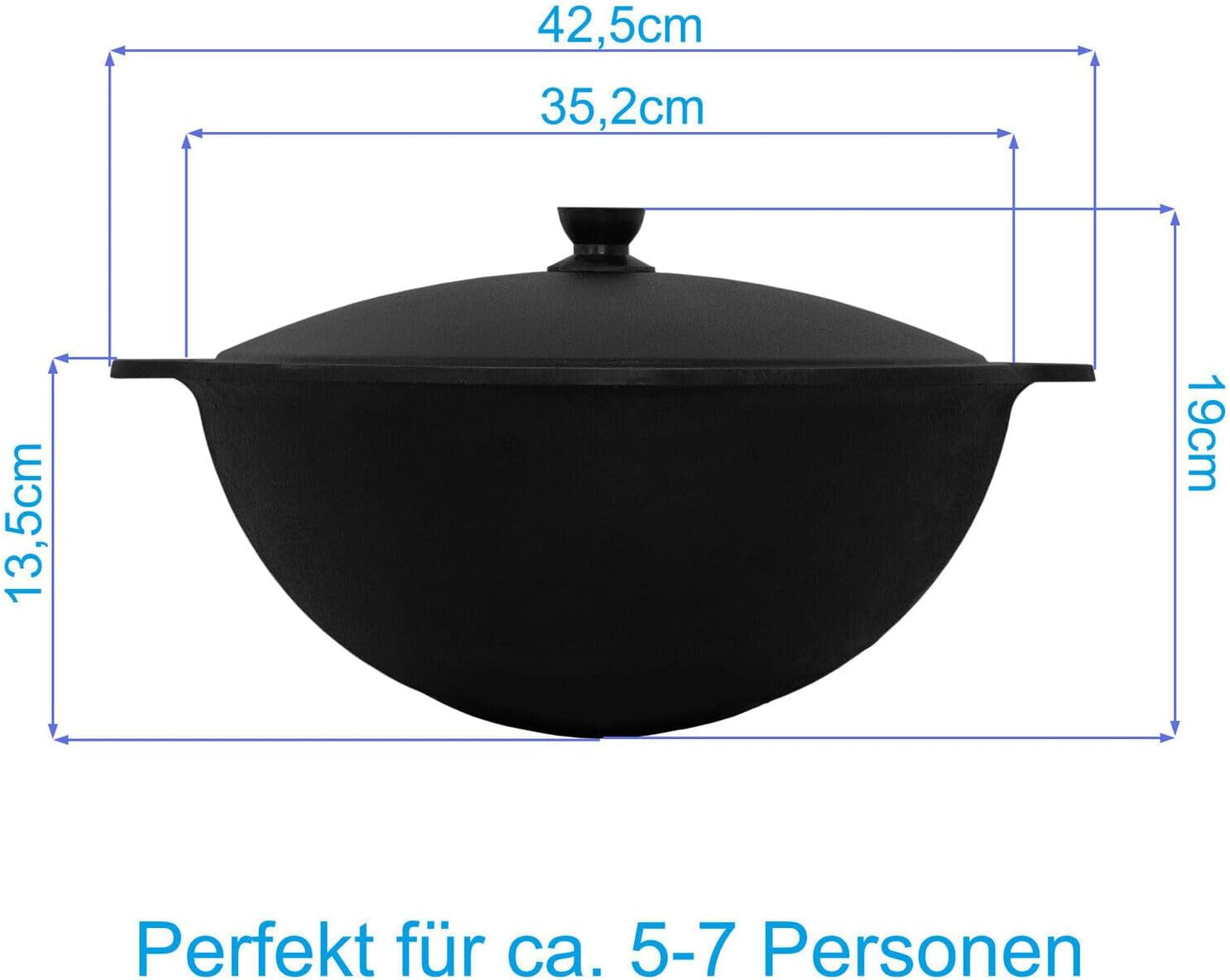 Utschak mit Kazan, Ø36 cm + 8 L