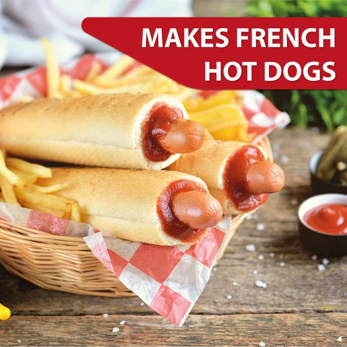 Hot Dog Maker im Retro-Diner-Style