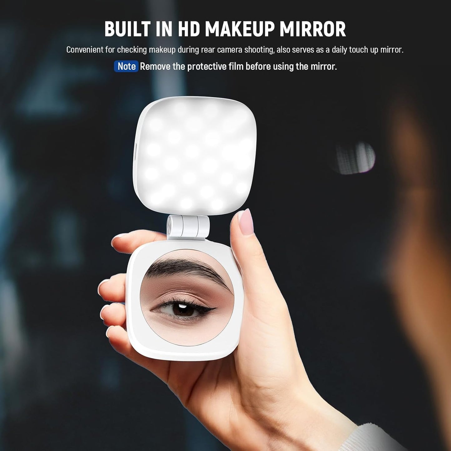 Magnetisches Selfie Licht für iPhone MagSafe, NL48B Weiß