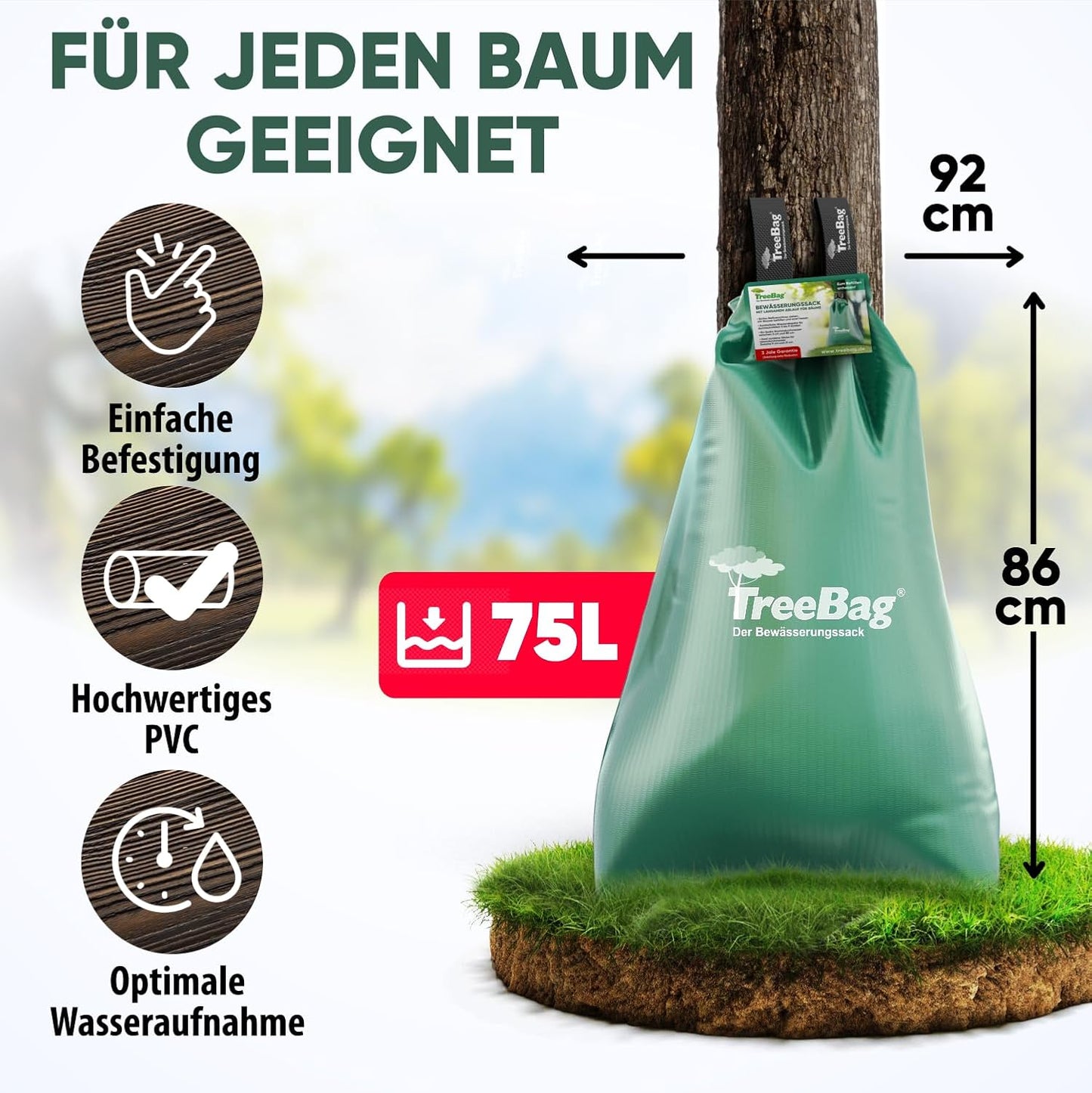 Baumbewässerungssack-Set, 75 l 5
