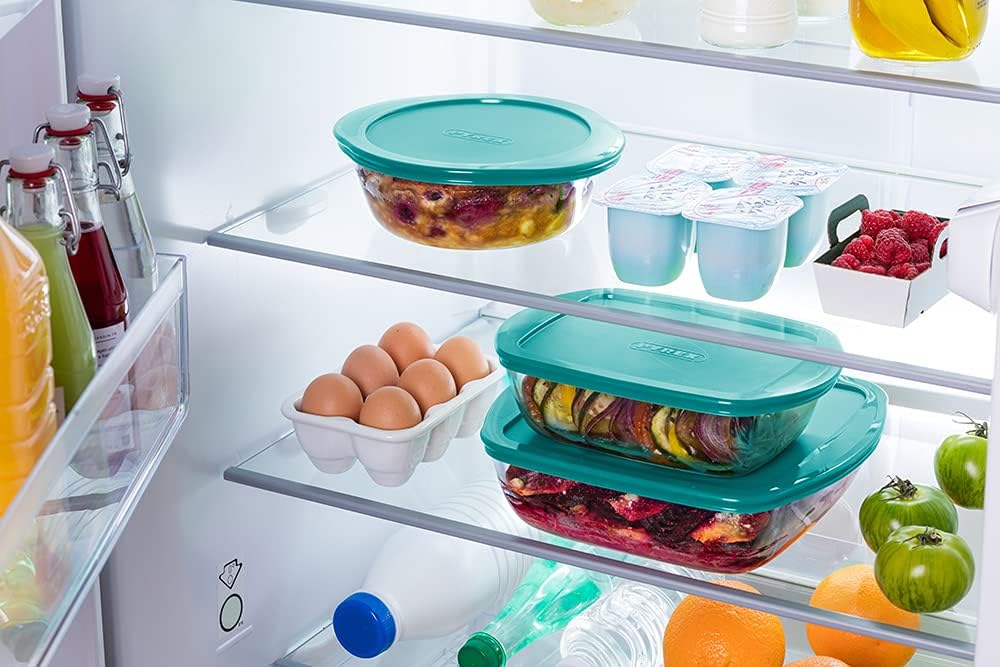Cook & Store - 3-teiliges Glasschalen-Set mit Deckel