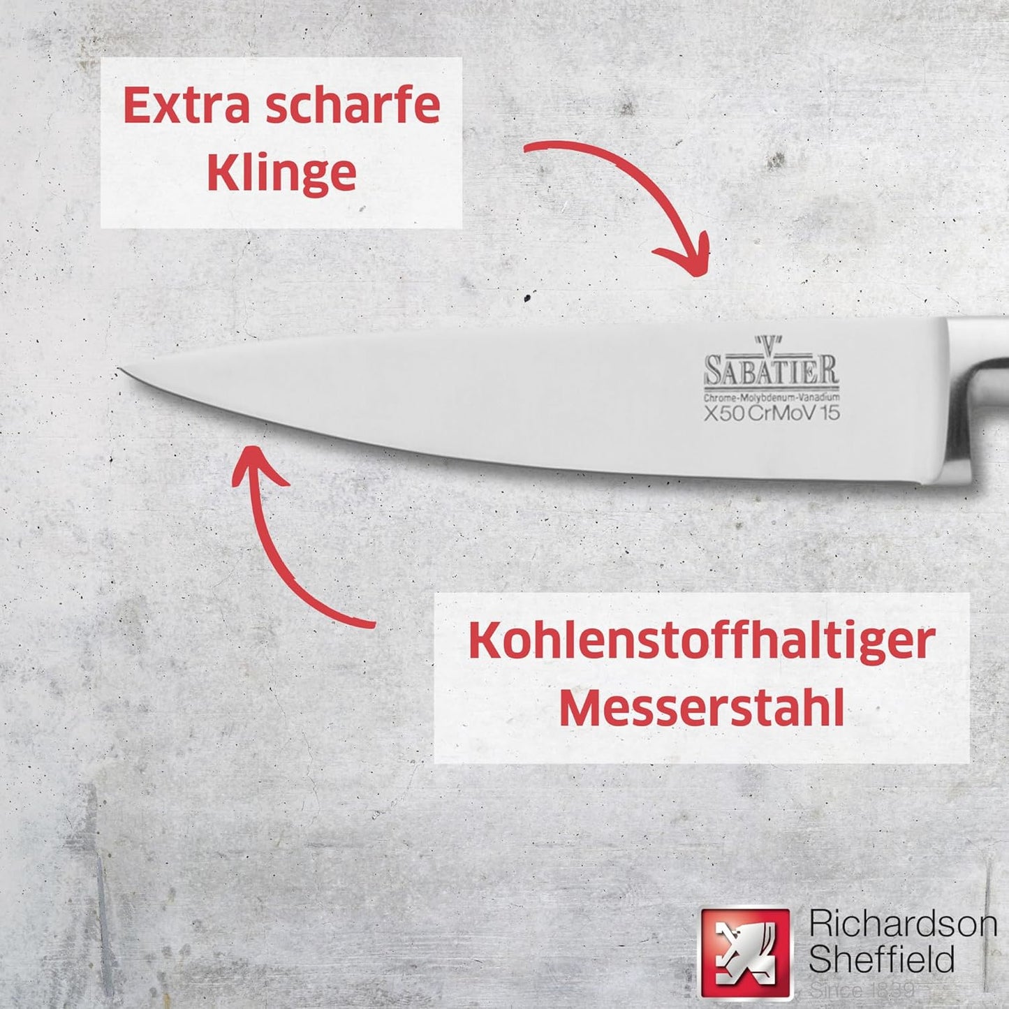 V Sabatier Profi Ausbeinmesser, Ausbeinmesser