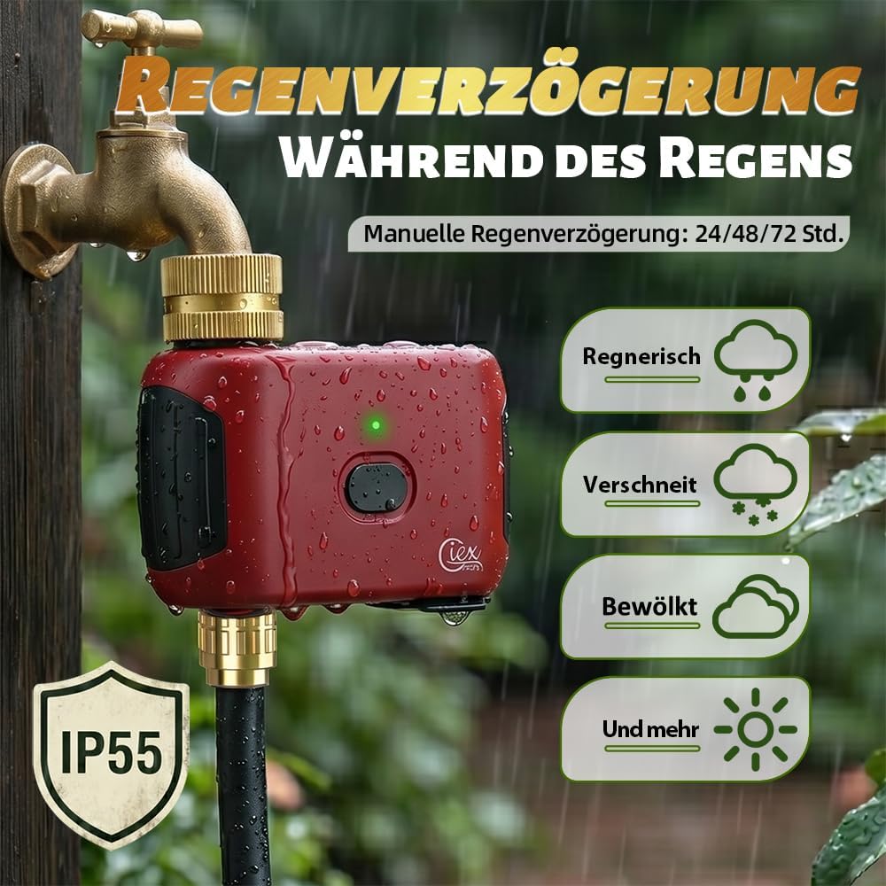 WLAN-Bewässerungscomputer mit App-Steuerung