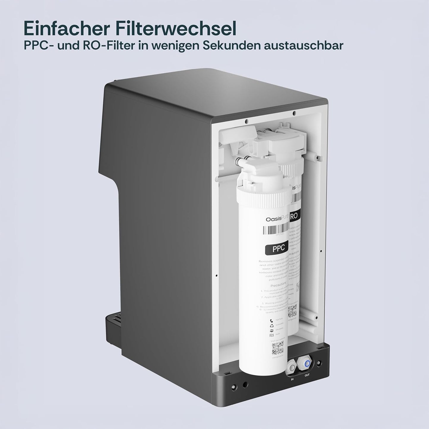 Osmoseanlage mit Heisswasserspender
