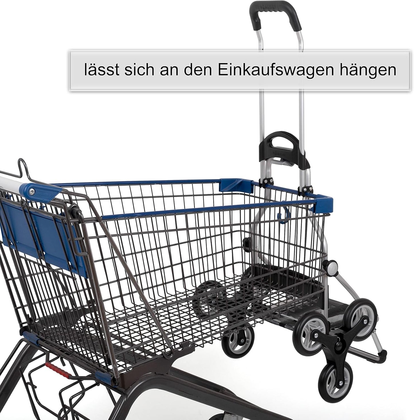 Royal Shopper Aiko - Einkaufstrolley & Treppensteiger, Blau