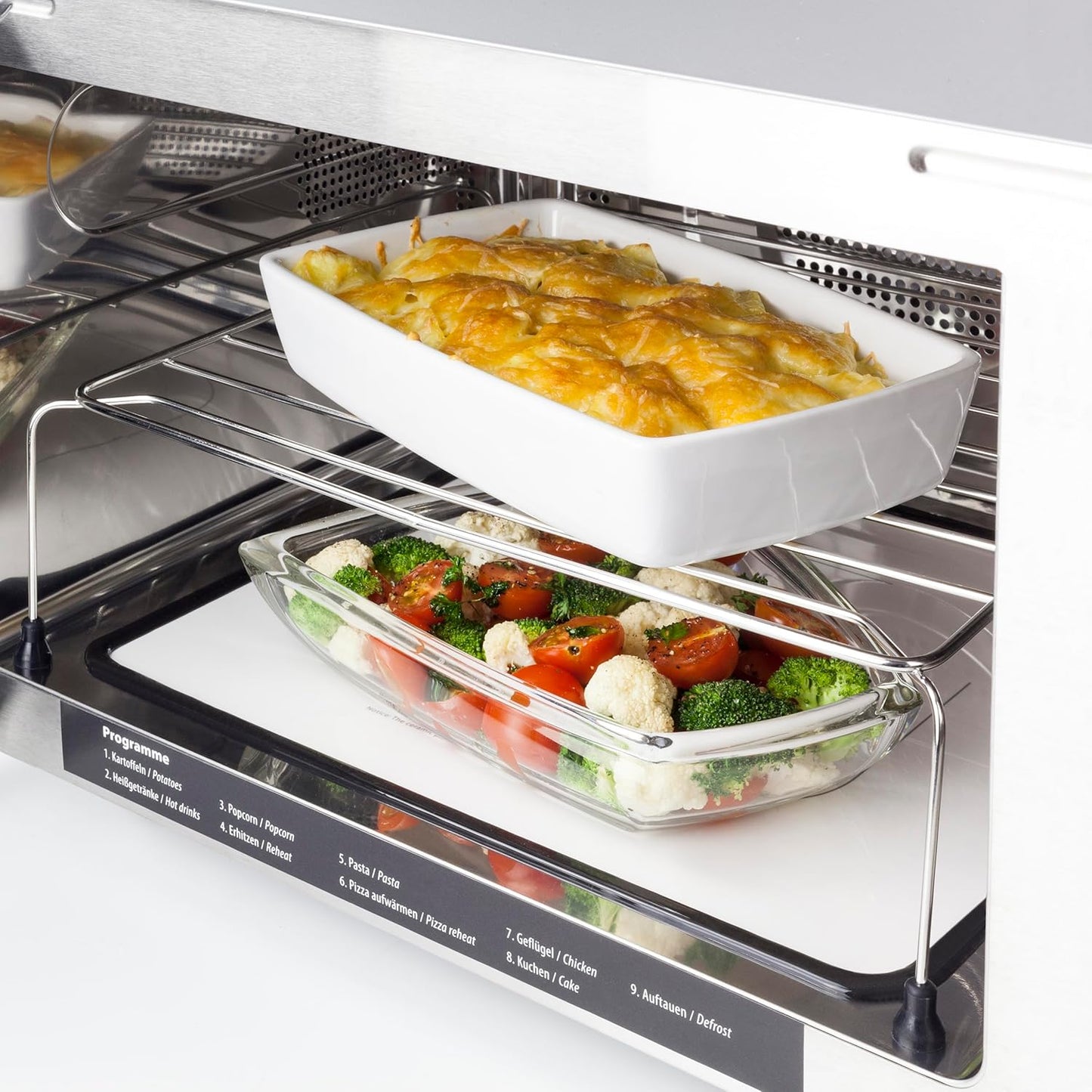 3in1 Mikrowelle mit Grill & Heissluft, 30L, 2100W