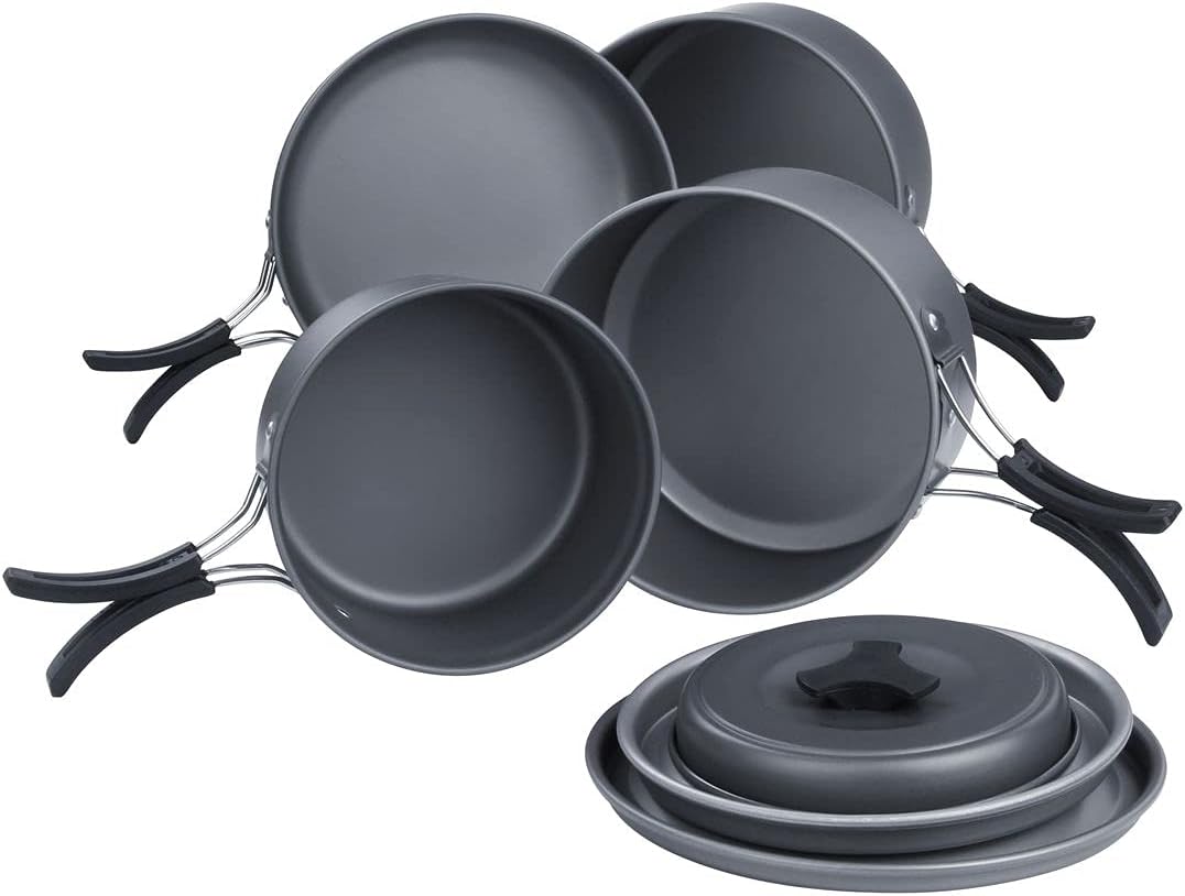 7-teiliges Camping Kochset