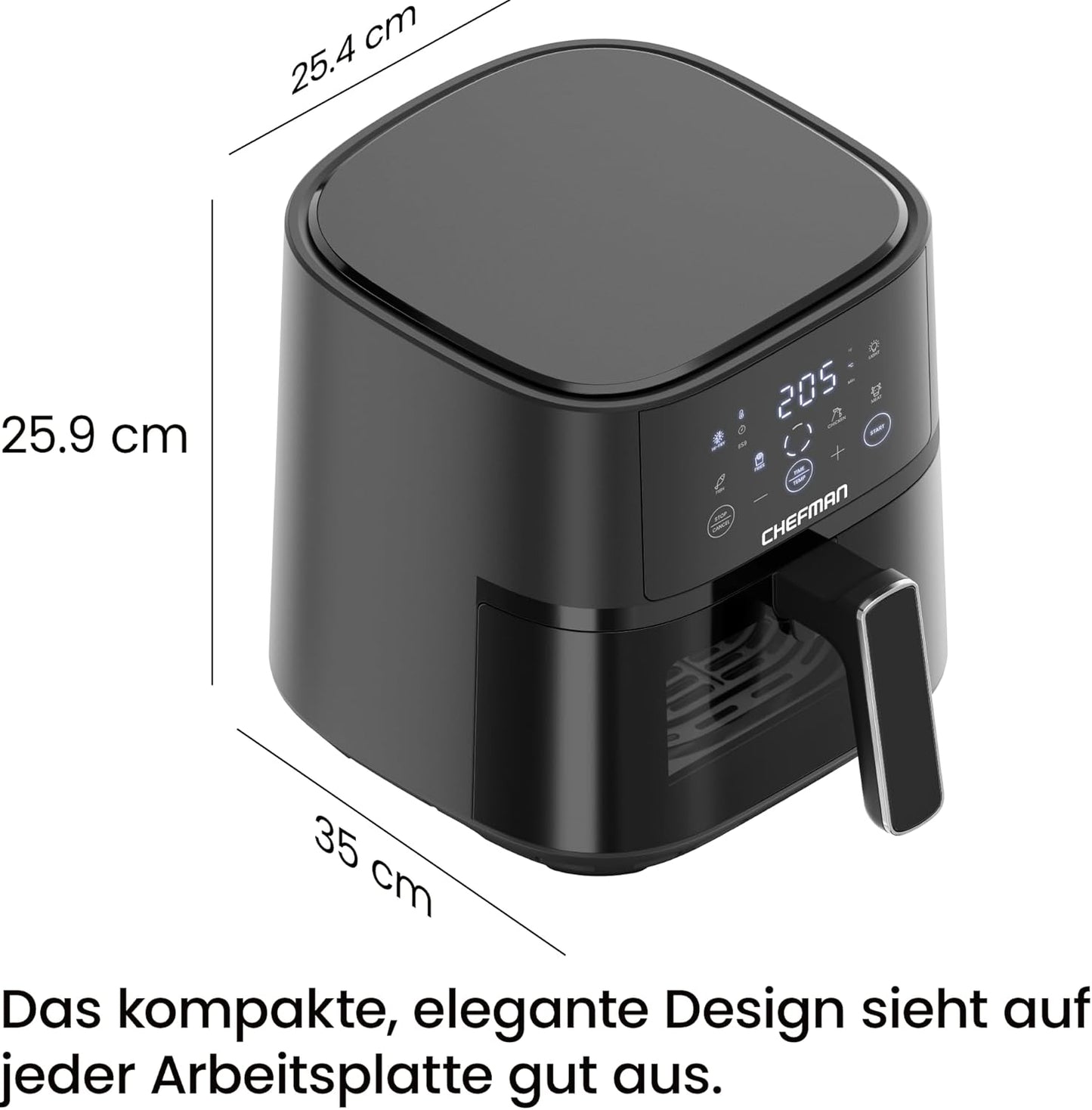 Heissluftfritteuse, 3.75L
