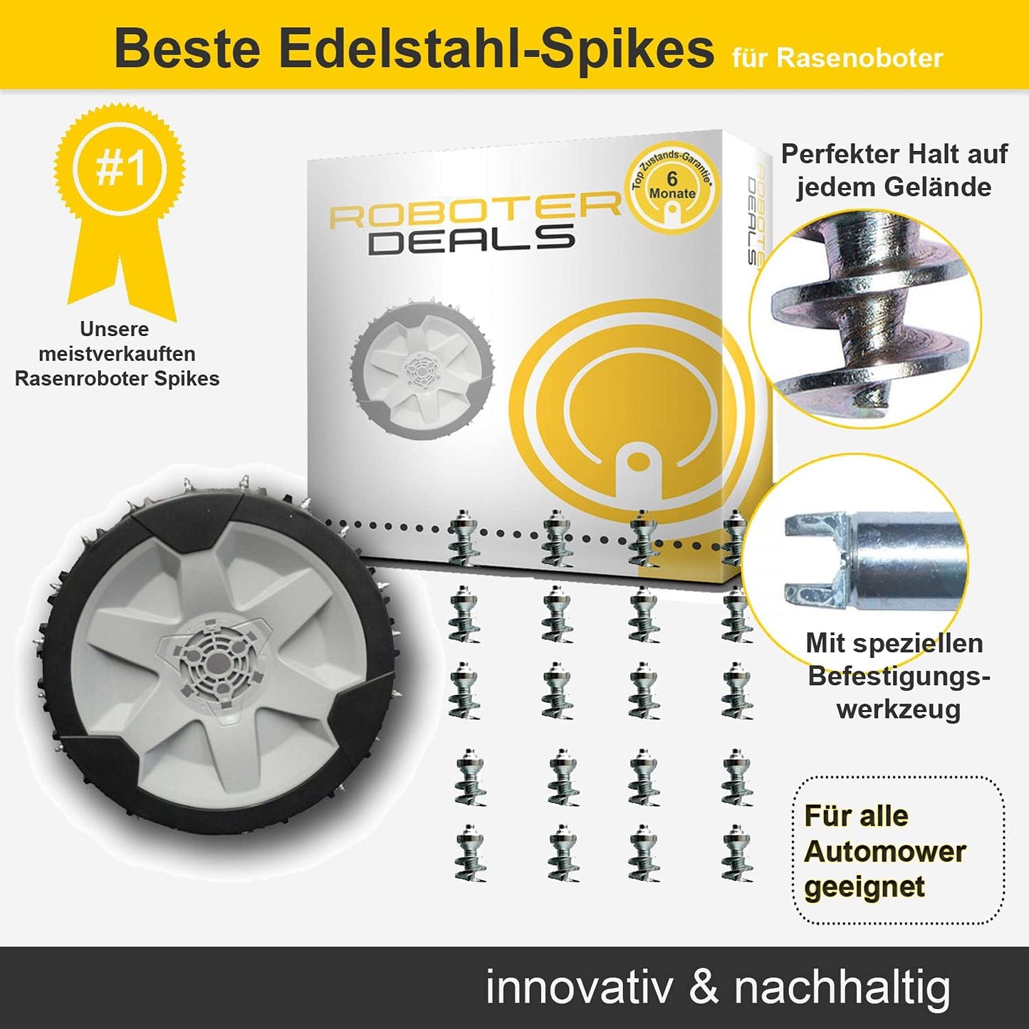 Rasenmähroboter Spikes