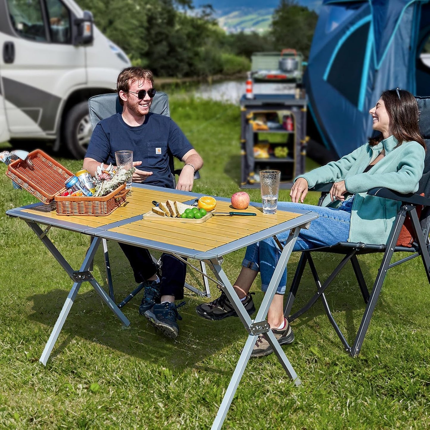 Klappbarer Campingtisch